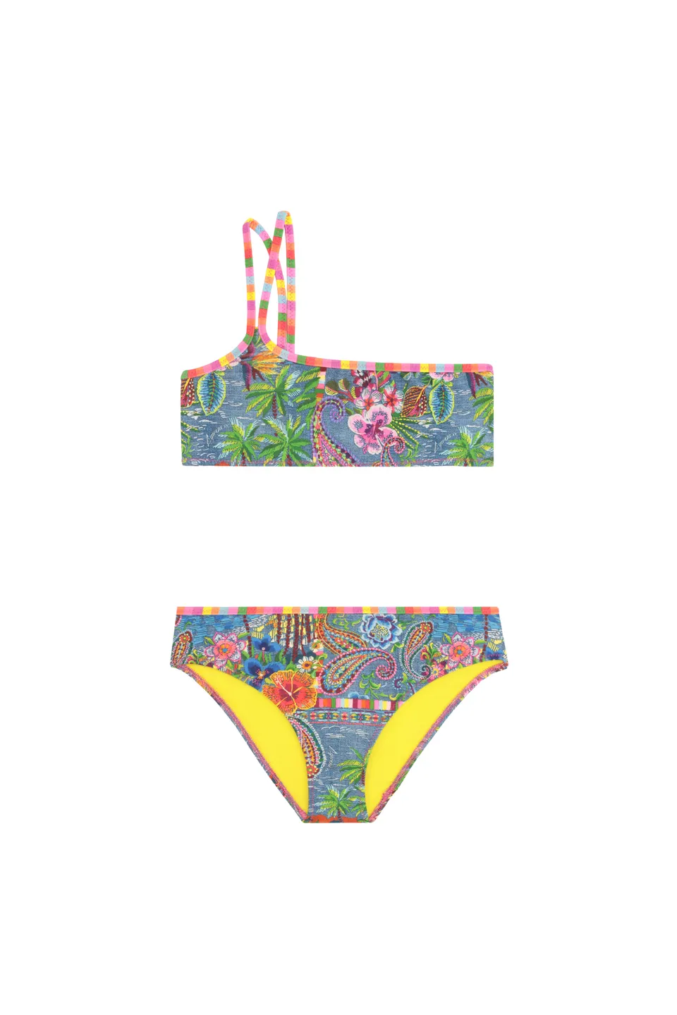4giveness-bikini-monospalla-doppia-spallina-e-slip-chiuso-bimba image 1