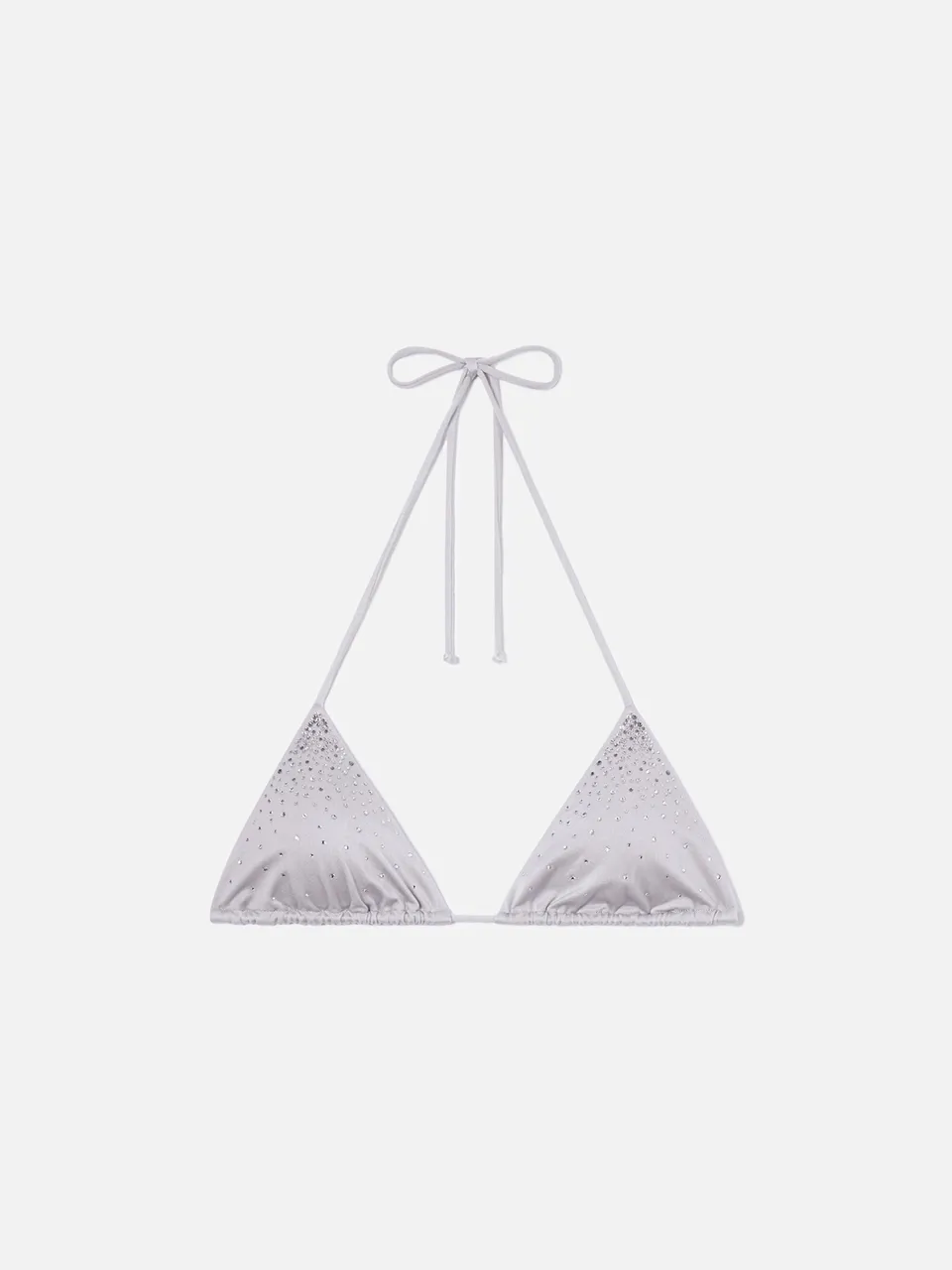 mc2-saint-barth-annabelle-top-bikini-triangolo-argento-con-strass image 1