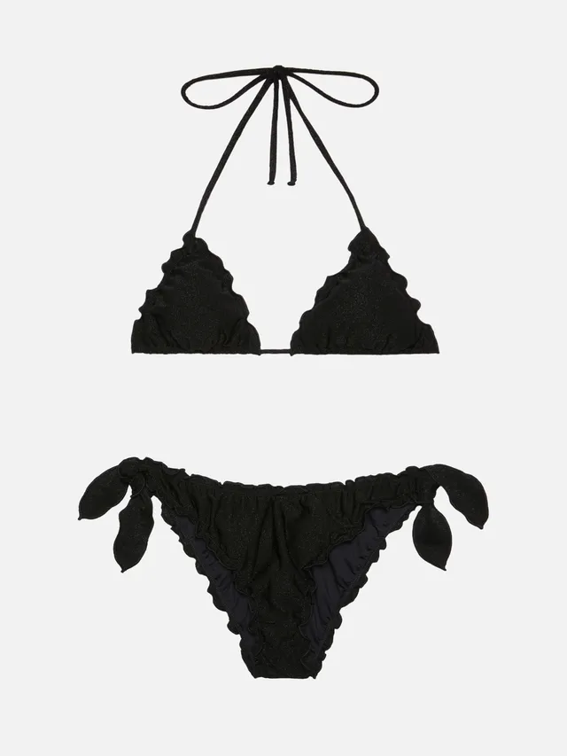 mc2-saint-barth-bikini-classico-a-triangolo-sagittarius-moon-in-lurex-nero image 1
