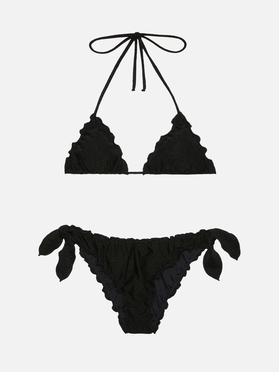 mc2-saint-barth-bikini-classico-a-triangolo-sagittarius-moon-in-lurex-nero image 1