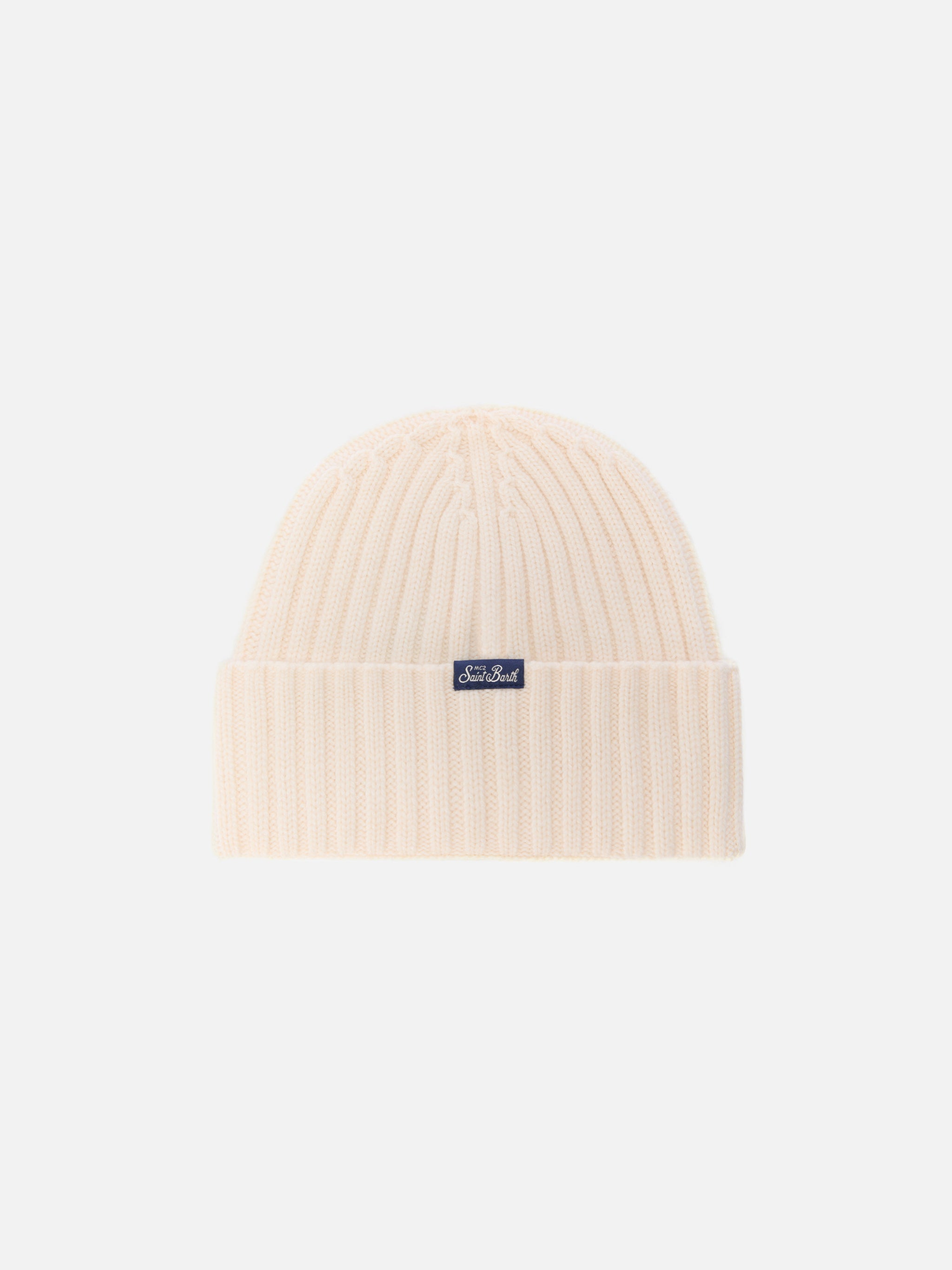 mc2-saint-barth-wengen-weng001-berretto-bianco-in-misto-cashmere-con-ricamo-cour image 3