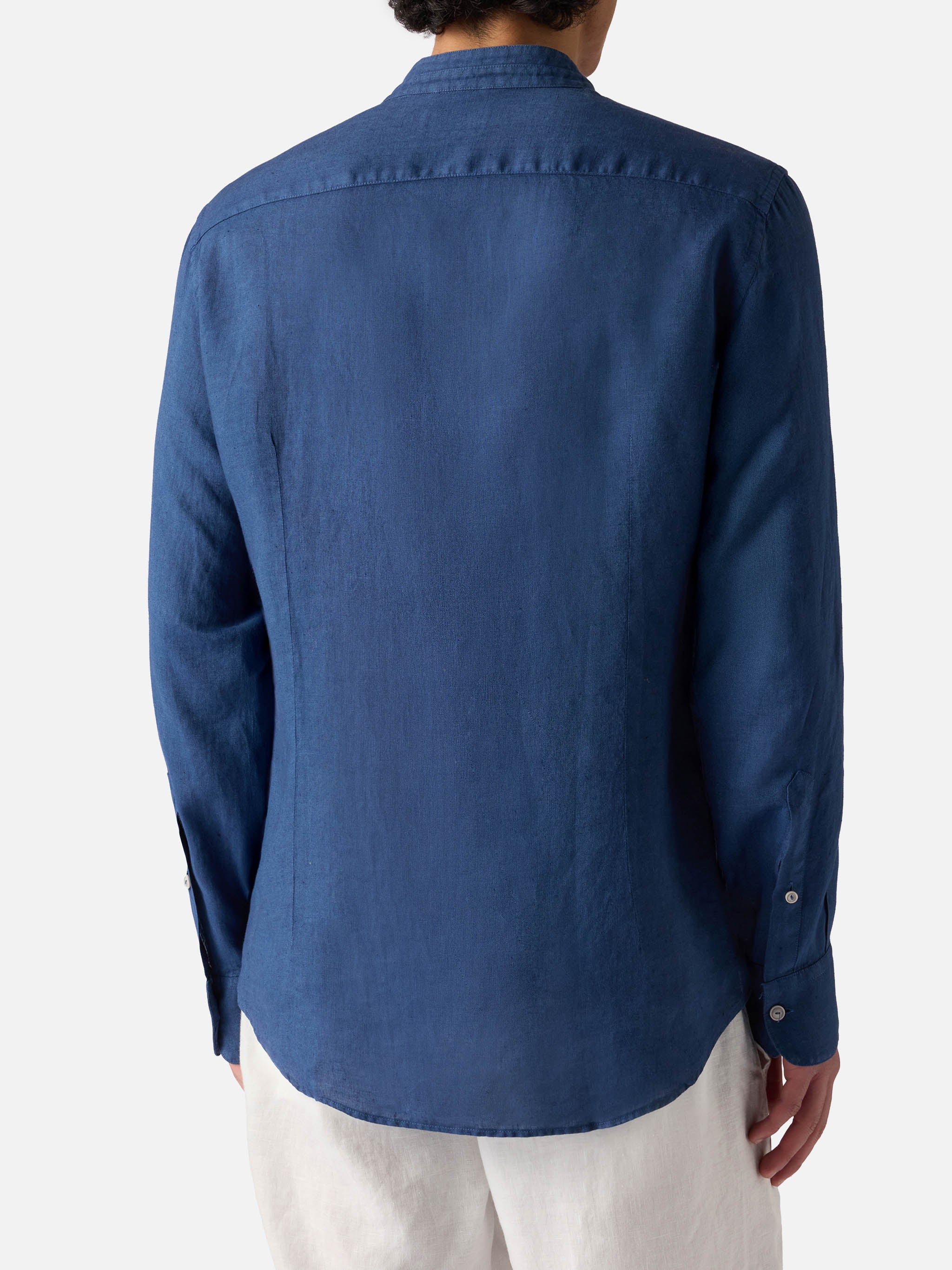 mc2-saint-barth-camicia-klarke-blu-vintage-in-puro-lino image 3