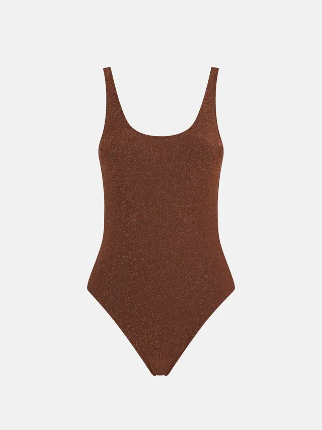 mc2-saint-barth-lora-costume-intero-donna-lurex-marrone-sgambatura-alta image 1