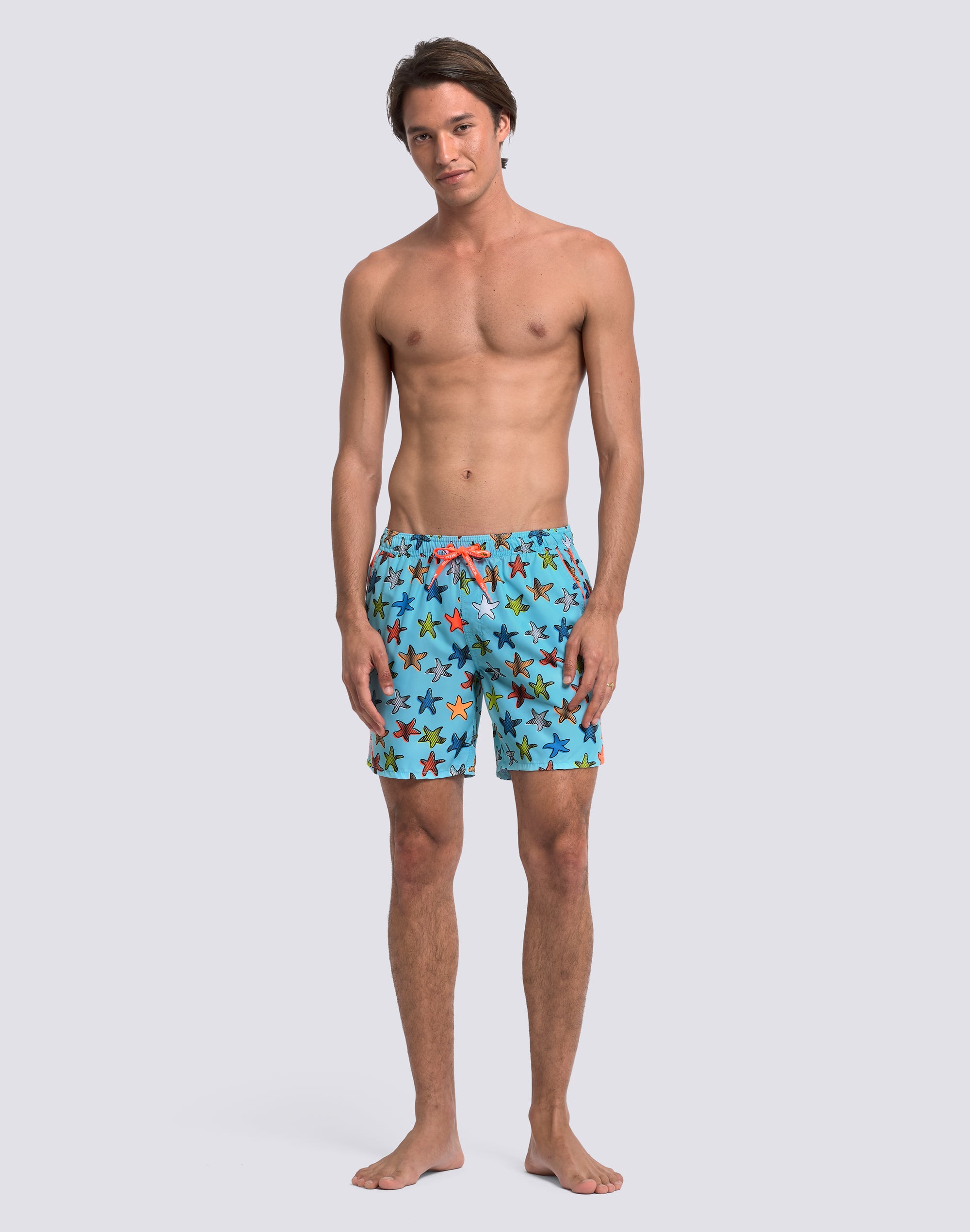 sundek-pervis-m420-uomo-media-lunghezza-happy-star-poliestere-riciclato-repreve image 3