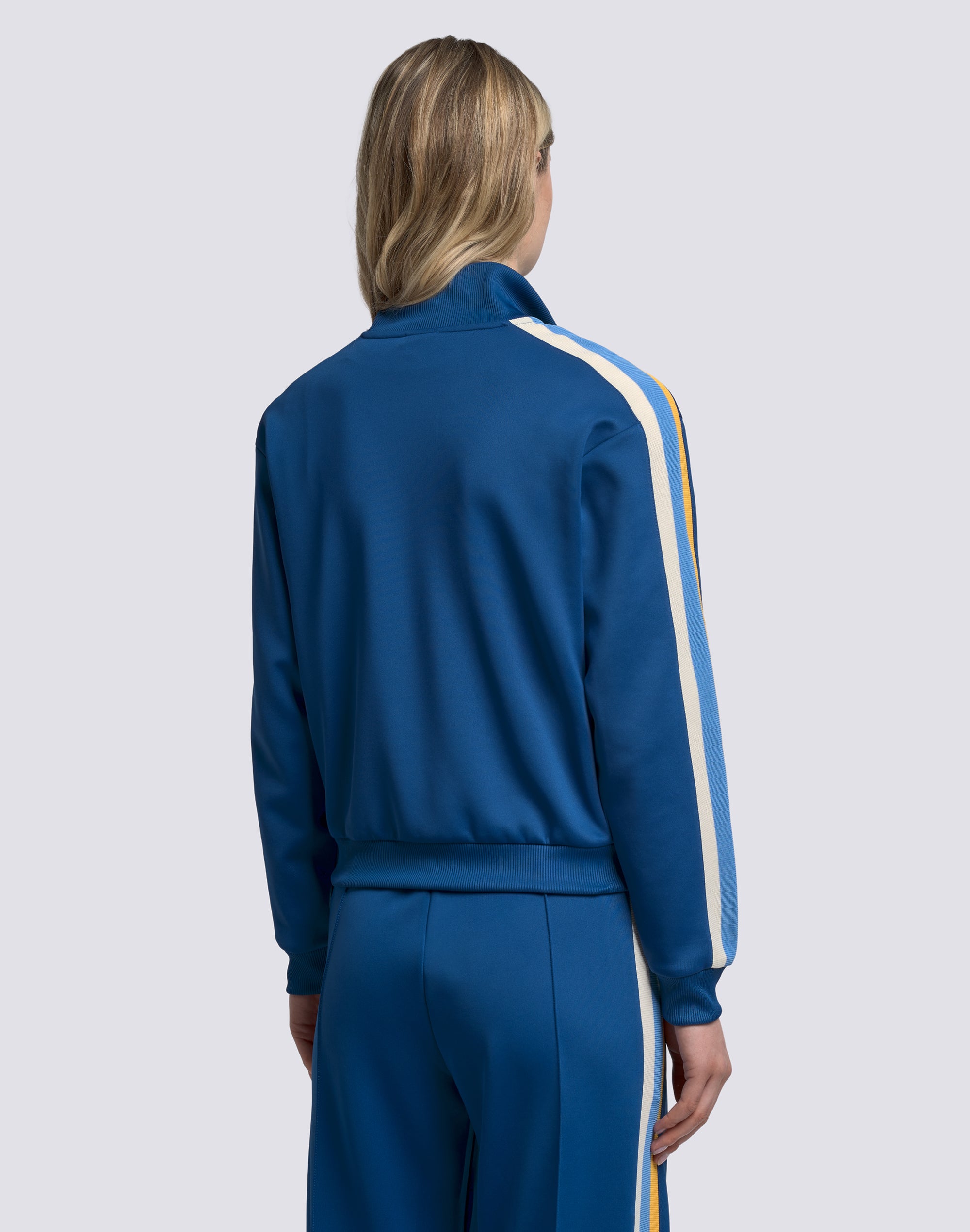 sundek-w405jhsc100-felpa-scuba-donna-full-zip-con-arcobaleno image 5