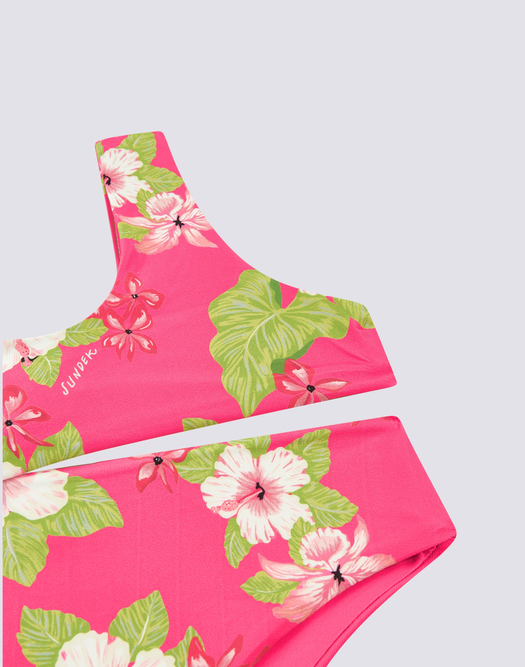 sundek-jennifer-mini-bikini-bambina-dreamy-hawaii-top-sportivo-slip-fisso image 3
