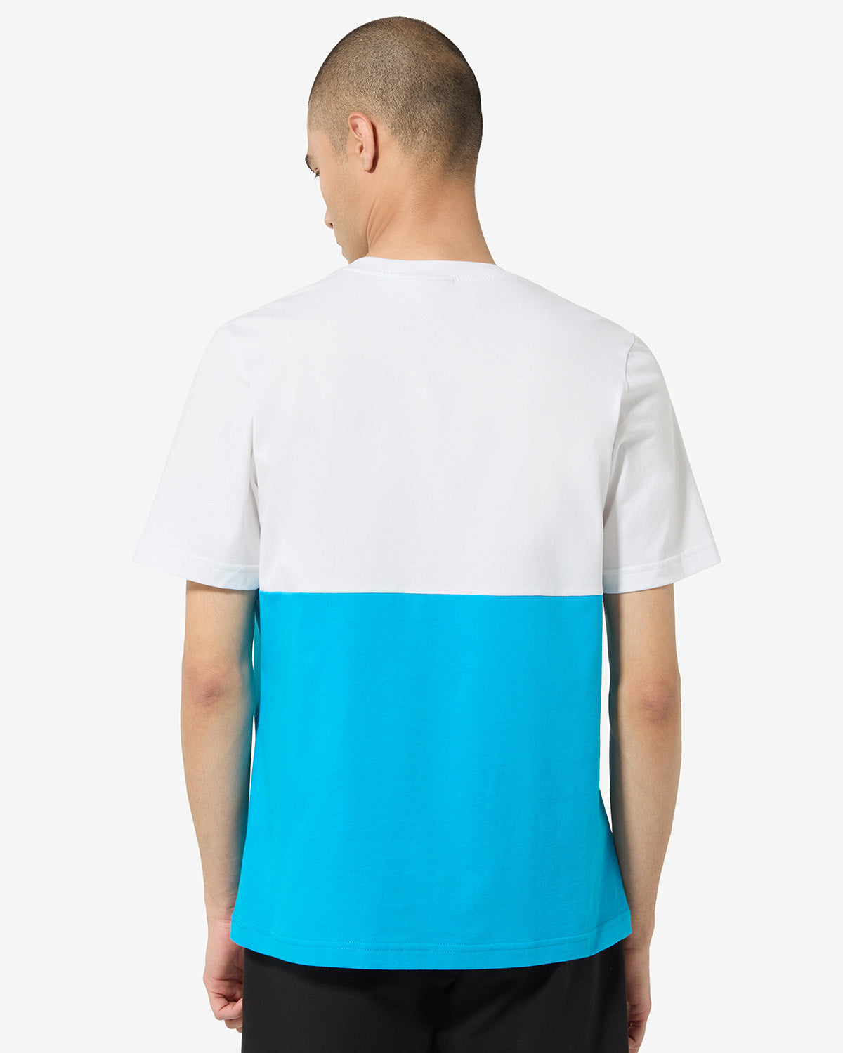 australian-color-block-t-shirt-sportswear-turchese-glossy-regular-fit image 3
