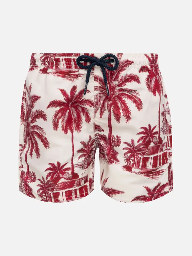 mc2-saint-barth-costume-mare-jean-bambino-media-lunghezza-toile-de-jouy-bianco image 1