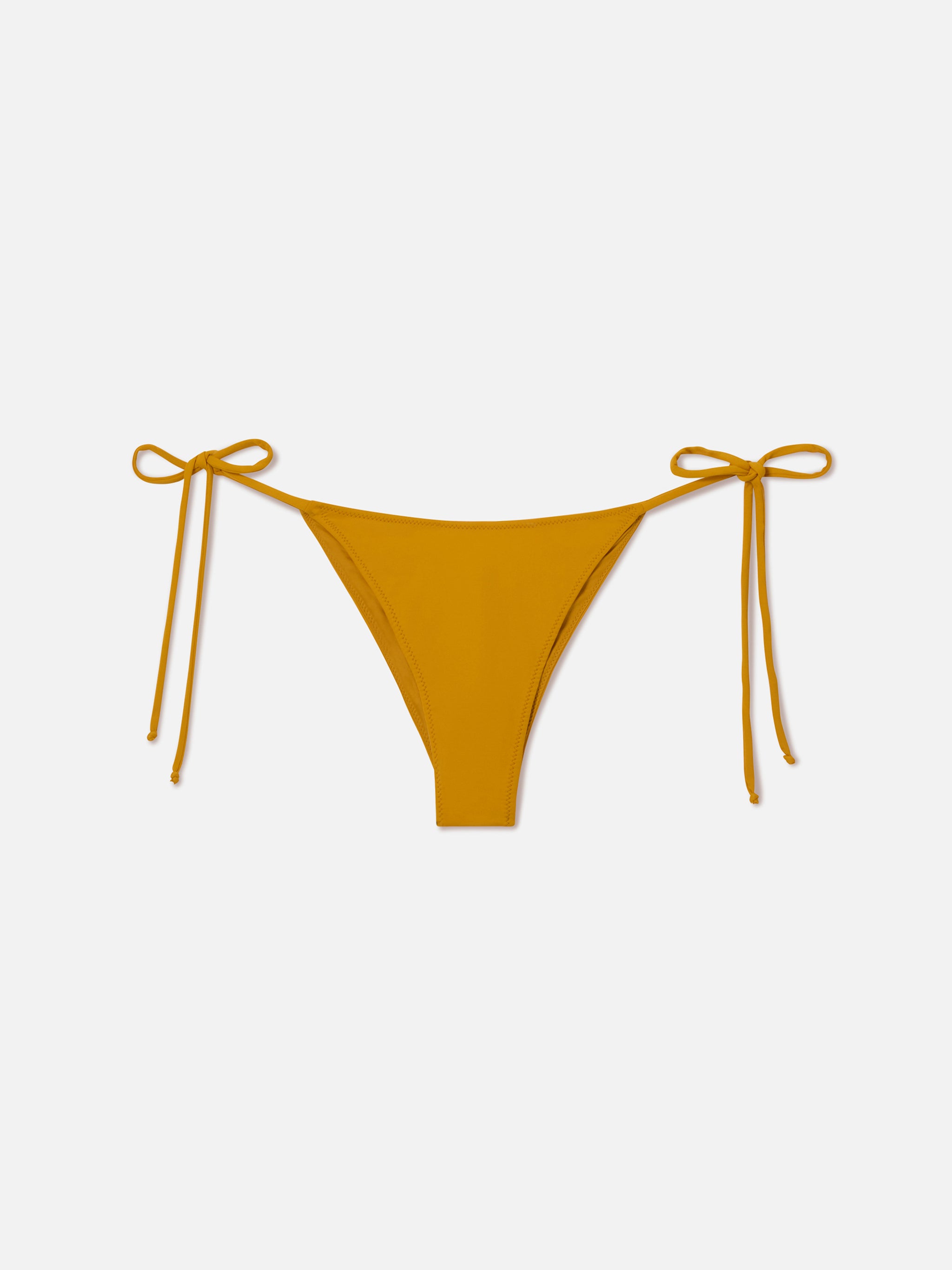 mc2-saint-barth-slip-da-bagno-classico-ocra-marielle-con-laccetti-regolabili image 1