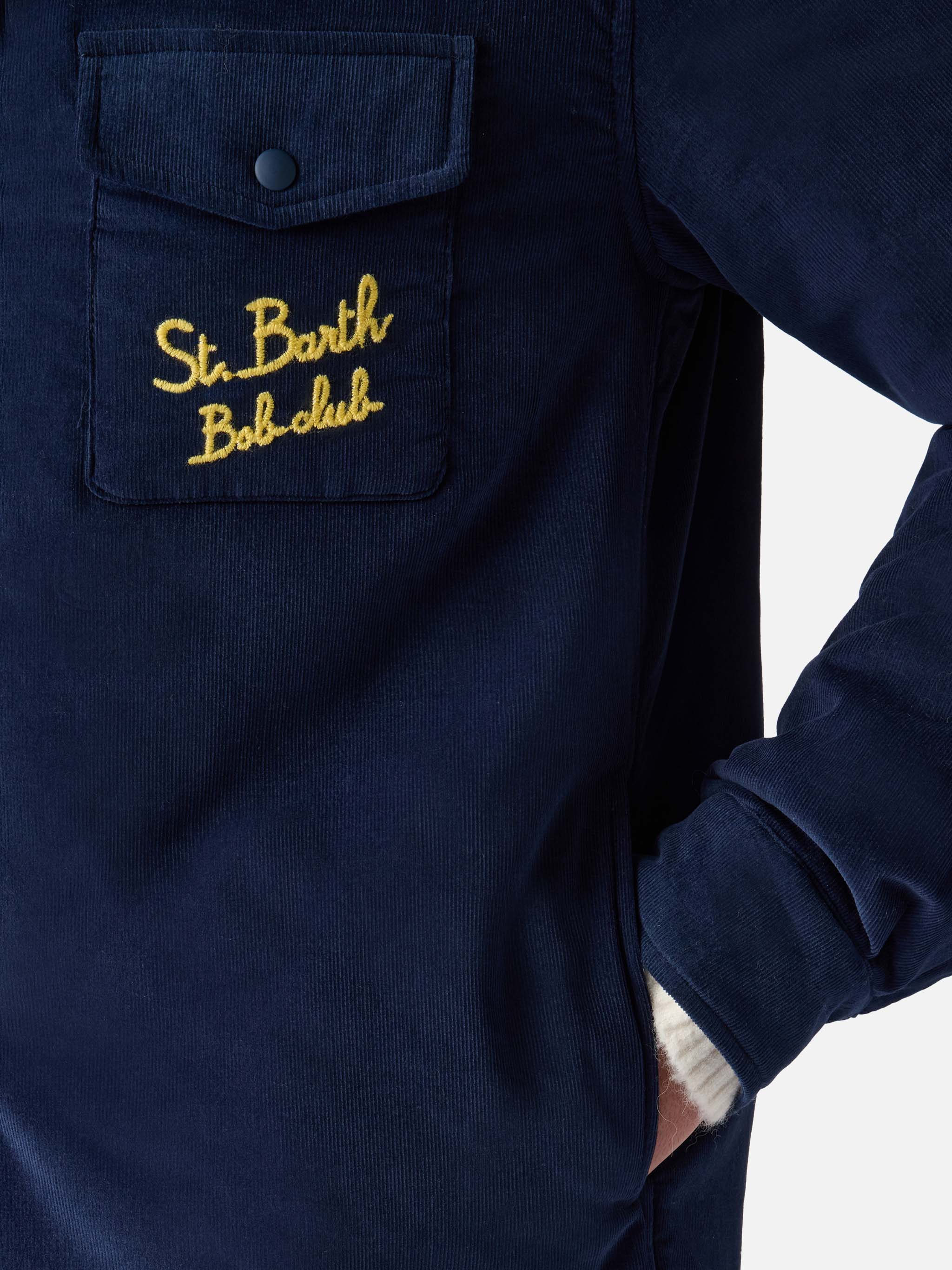 mc2-saint-barth-camicia-over-uomo-blu-con-taschino-e-ricamo-st-barth-bob-club image 5