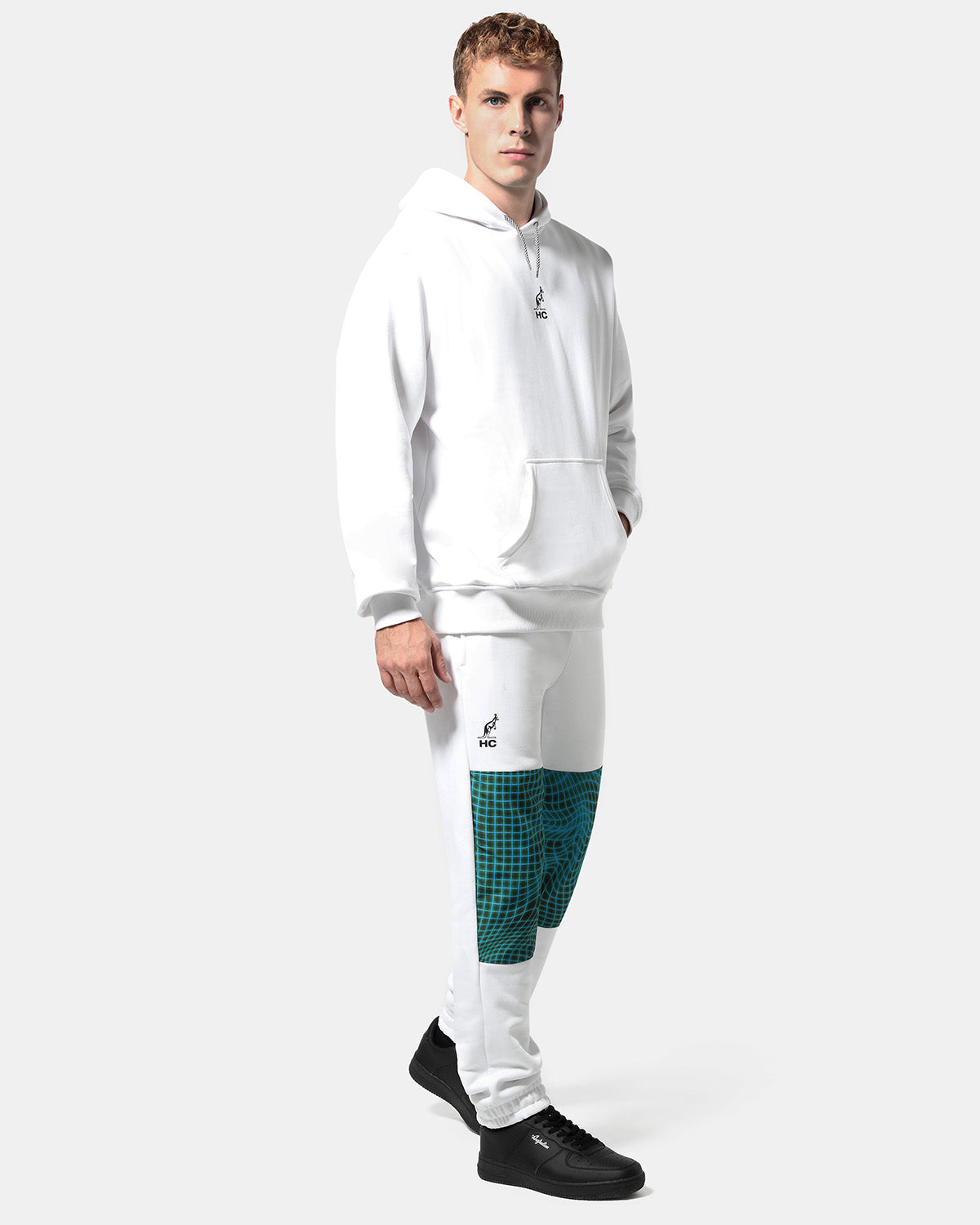 australian-cyber-insert-pant-hard-court-pantalone-felpa-garzata-bianco image 2