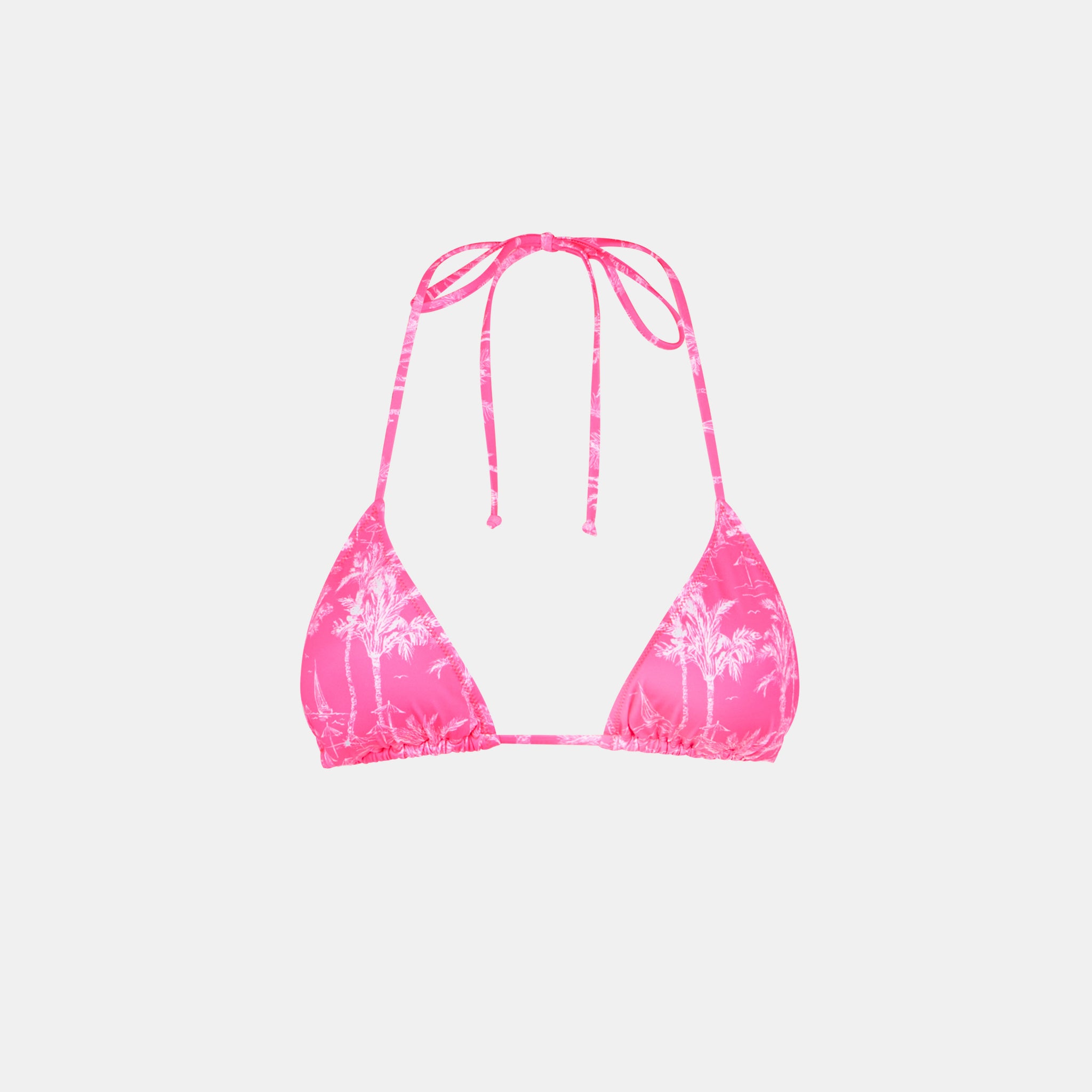 top-bikini-donna-mc2-saint-barth-leah-triangolo-in-tessuto-tecnico-stampa-toile- image 1