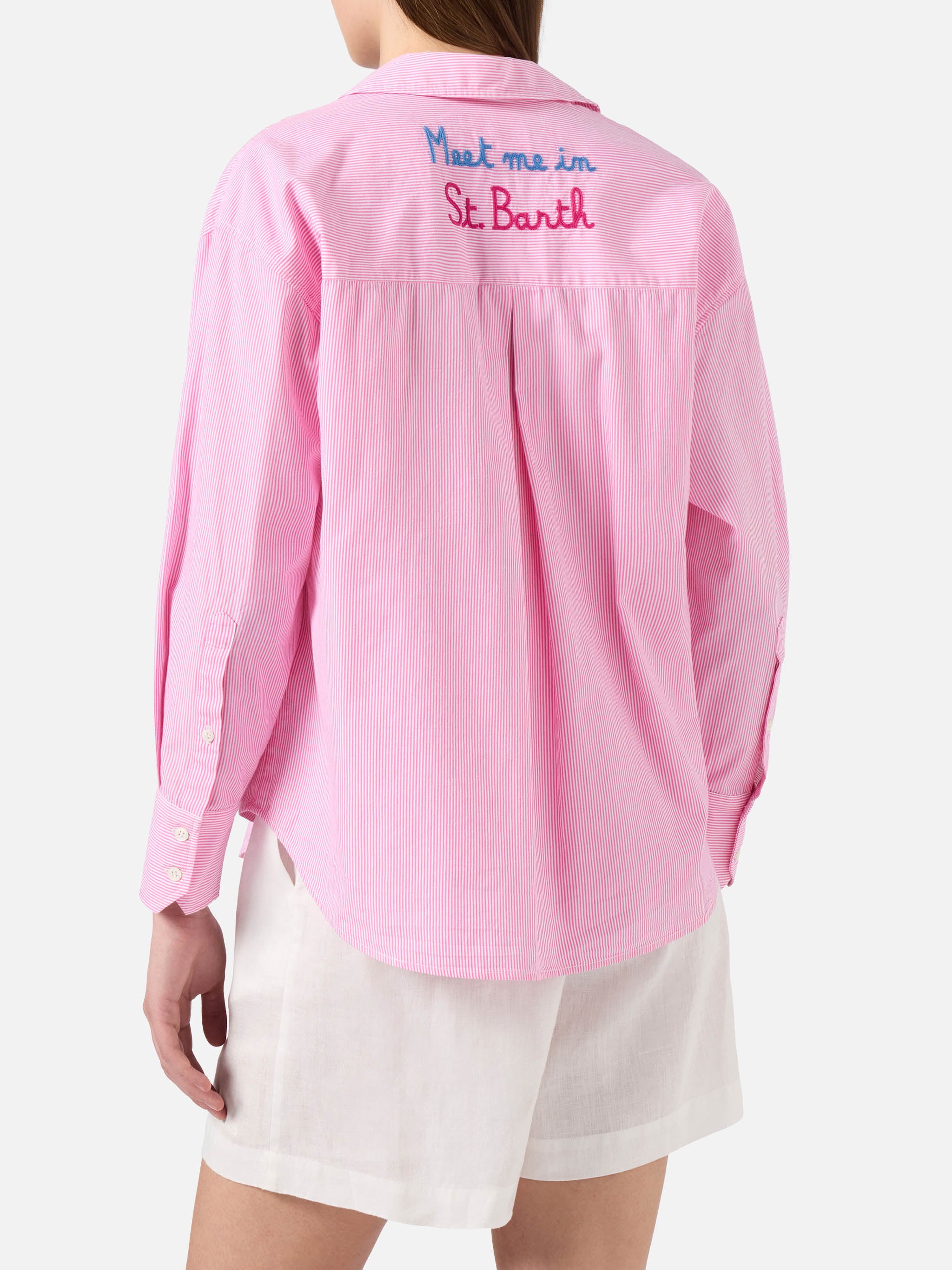 mc2-saint-barth-cristal-camicia-donna-in-cotone-a-righe-rosa-meet-me-in-saint-ba image 3