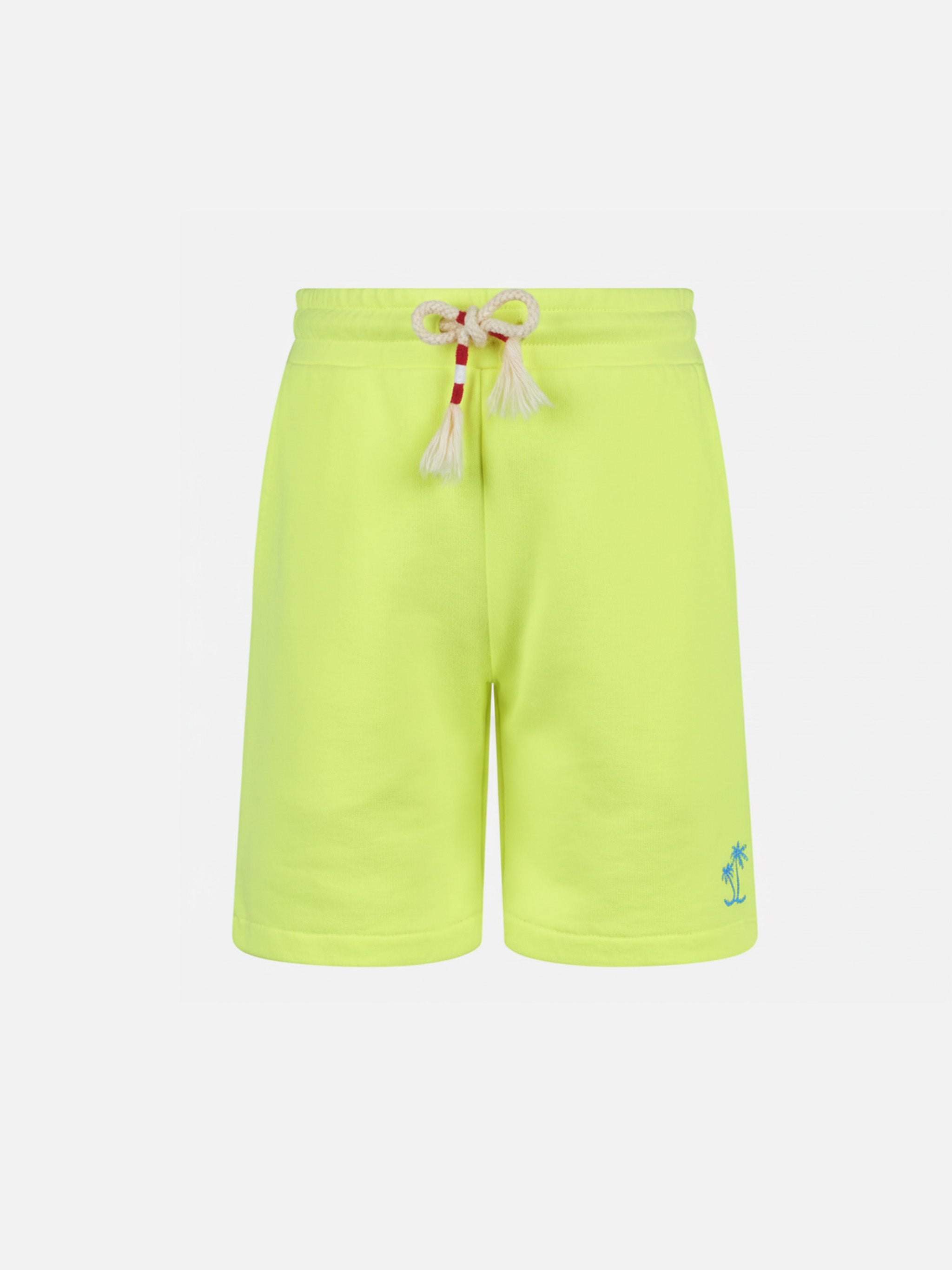 mc2-saint-barth-randle-jr-bermuda-cotone-bambino-giallo-fluo image 1