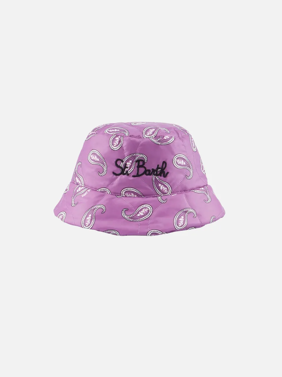 mc2-saint-barth-bucket-hat-jude-fantasia-paisley-viola-e-bianco image 1
