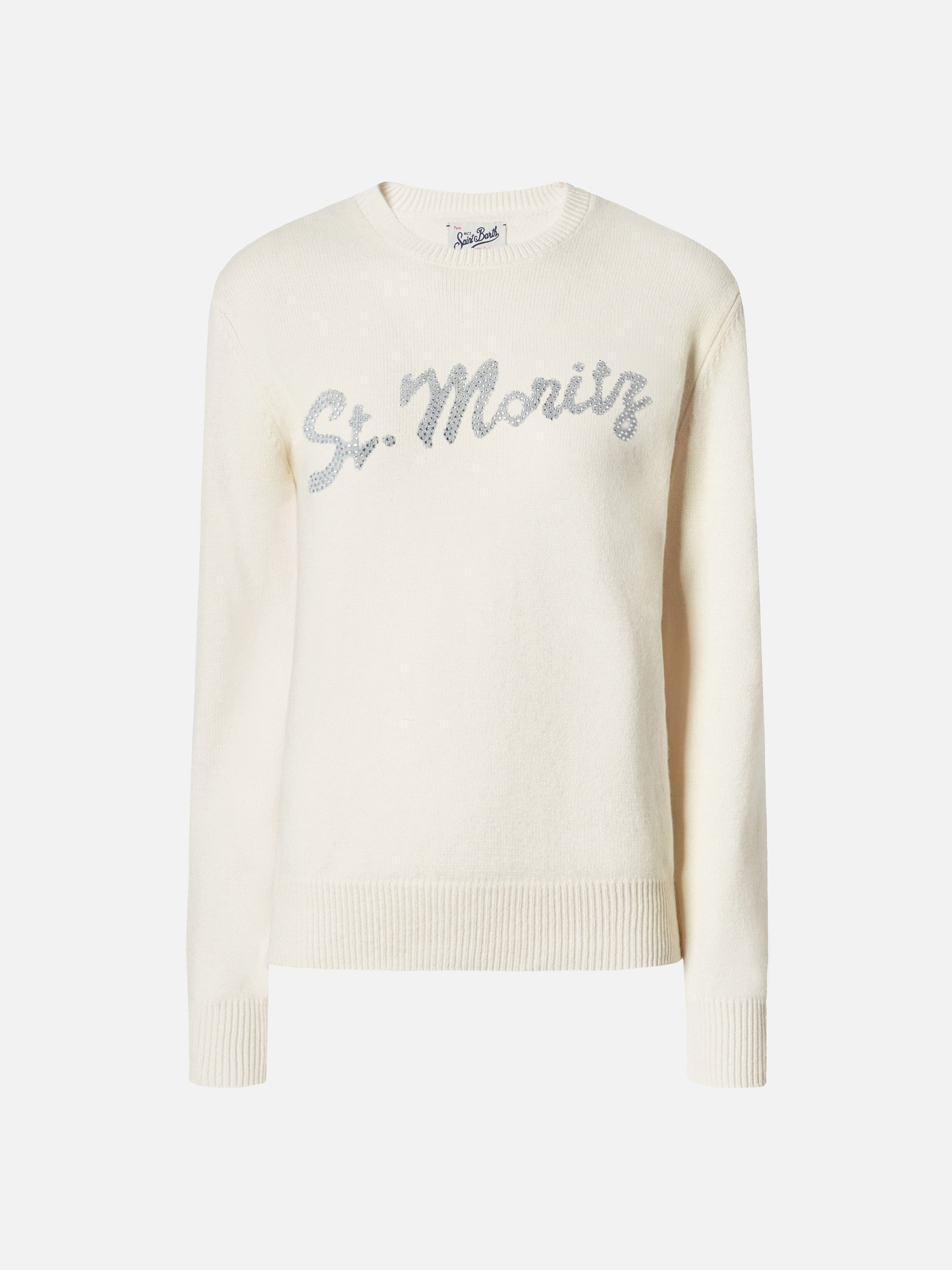 mc2-saint-barth-maglione-louise-puro-cashmere-bianco-applicazione-st-moritz-stra image 5
