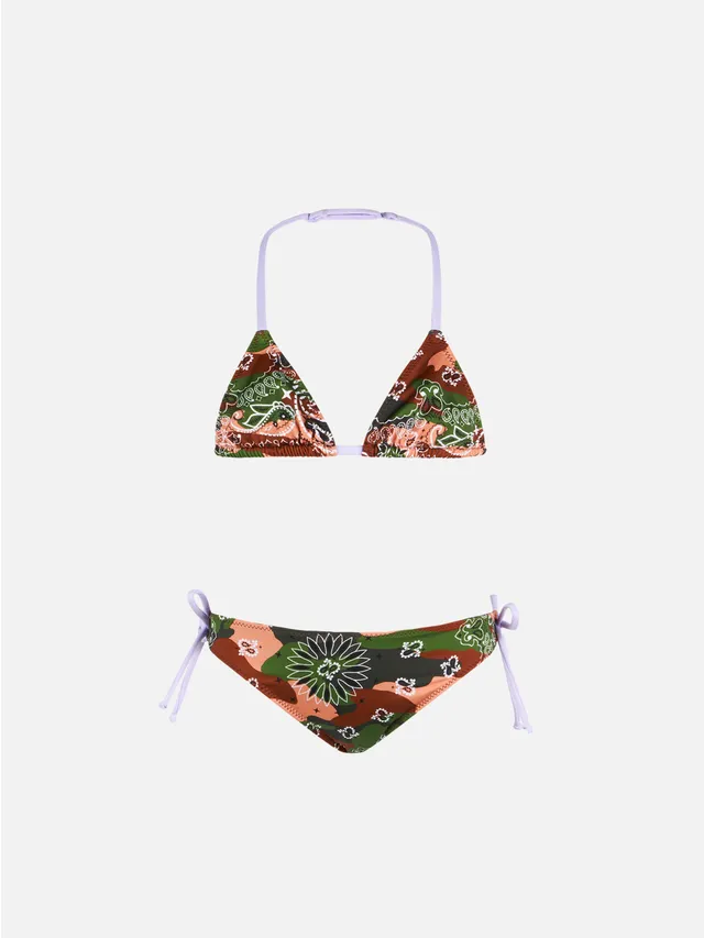 mc2-saint-barth-bikini-bambina-a-triangolo-stampa-bandana-mimetica image 1