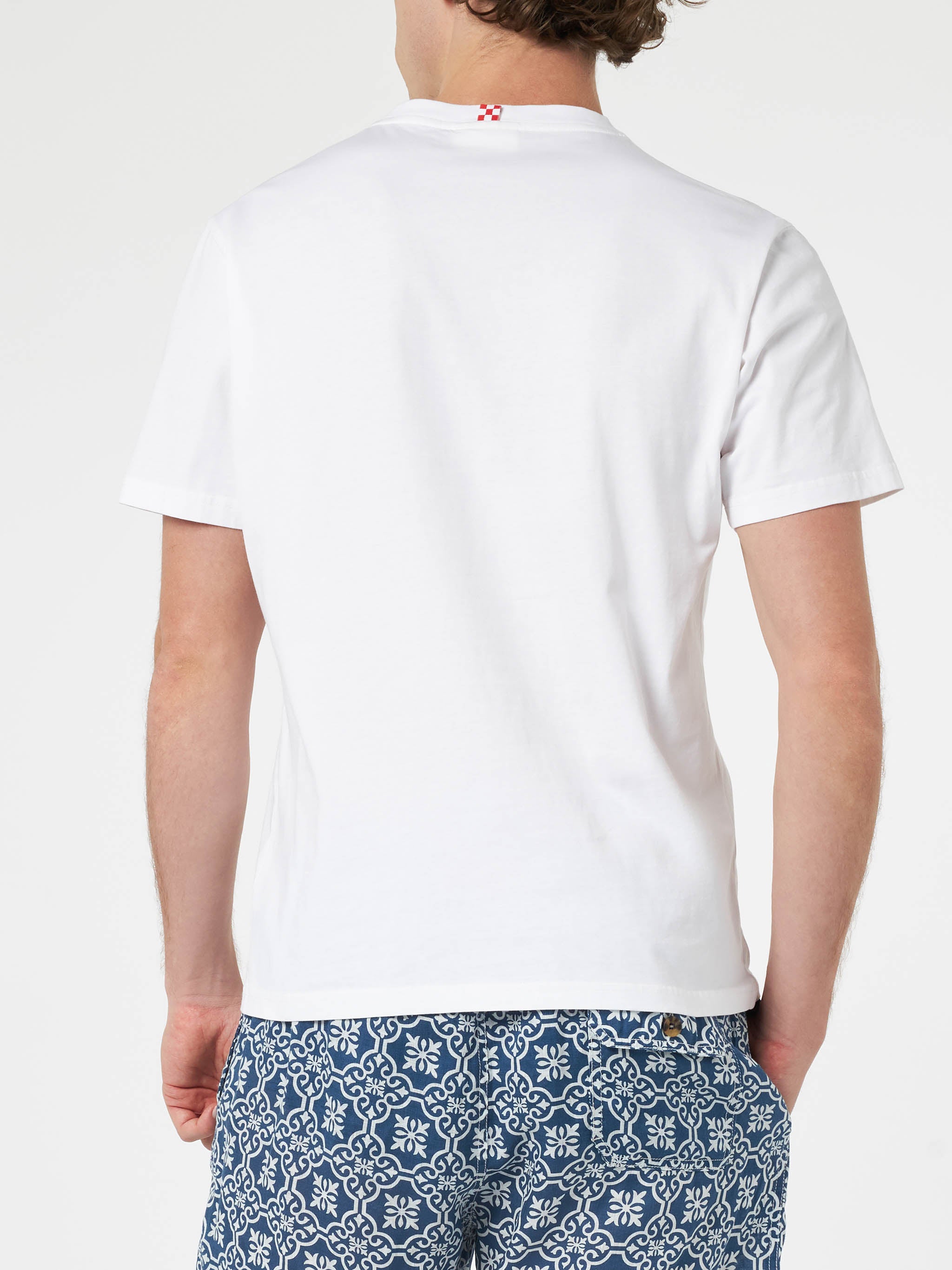 mc2-saint-barth-t-shirt-da-uomo-in-puro-cotone-bianco-con-ricamo-me-ne-vado-in-u image 5