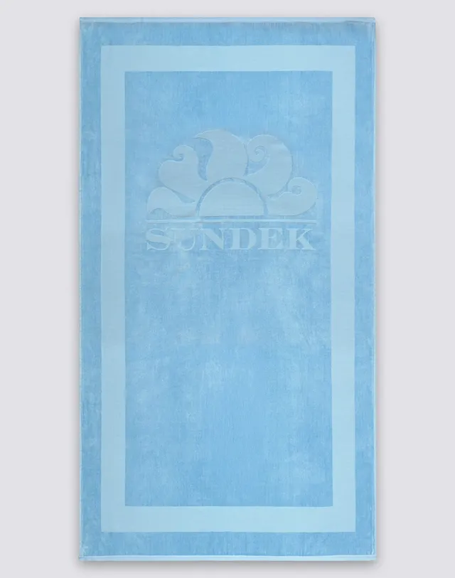 sundek-am372atc1000-telo-mare-in-spugna-jacquard-con-logo image 1