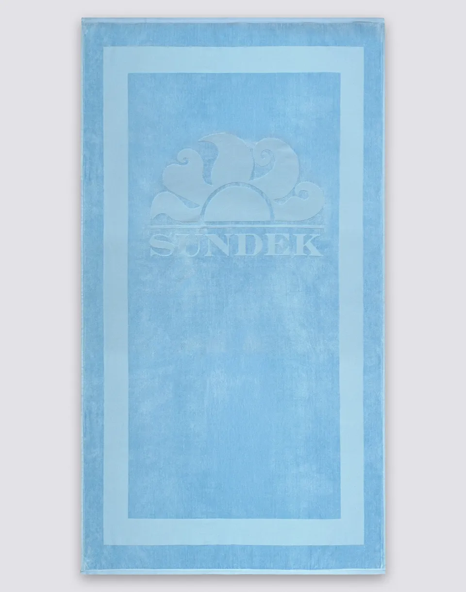 sundek-am372atc1000-telo-mare-in-spugna-jacquard-con-logo image 1