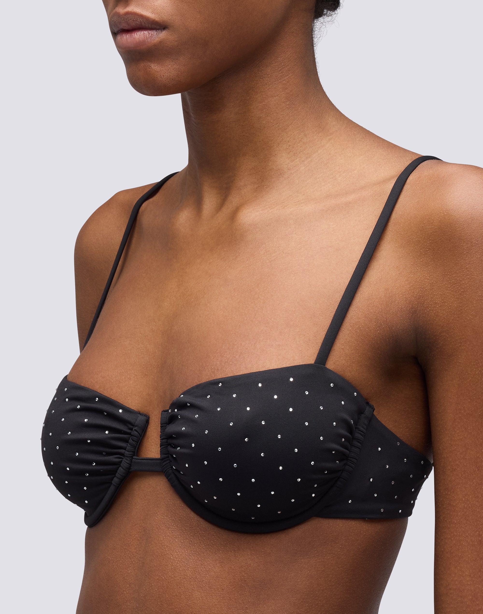 sundek-ava-top-bralette-bikini-con-ferretto-e-strass-donna image 2