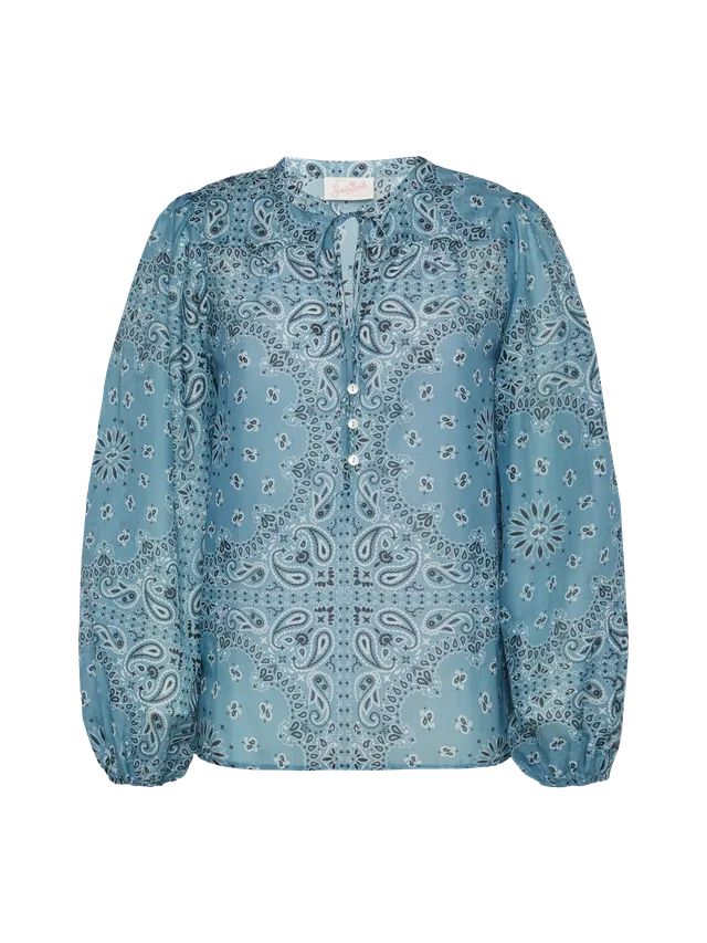 mc2-saint-barth-harper-camicia-oversize-voile-seta-lurex-stampa-bandana-rosa image 1