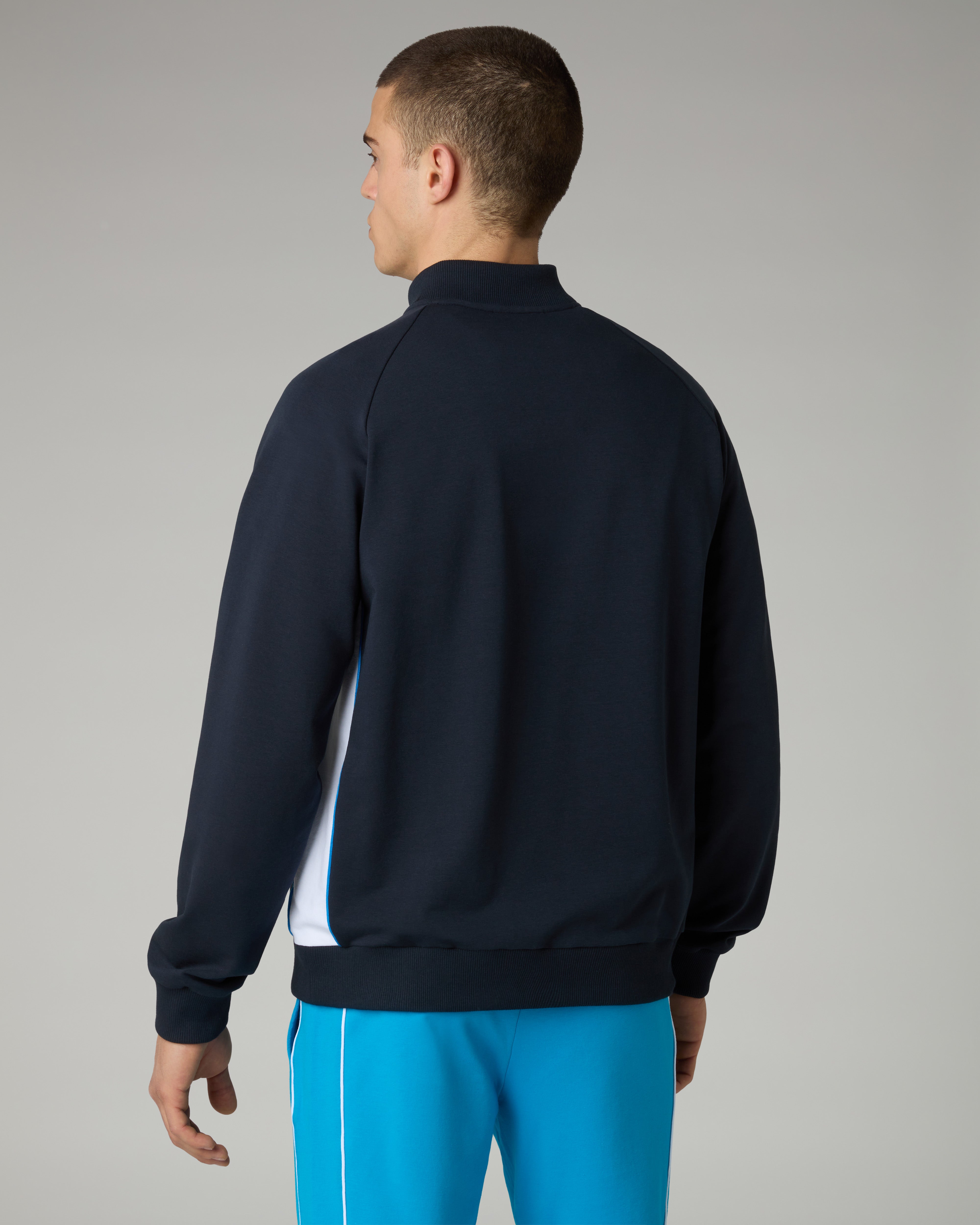 australian-league-track-jacket-in-felpa-blu-navy image 3