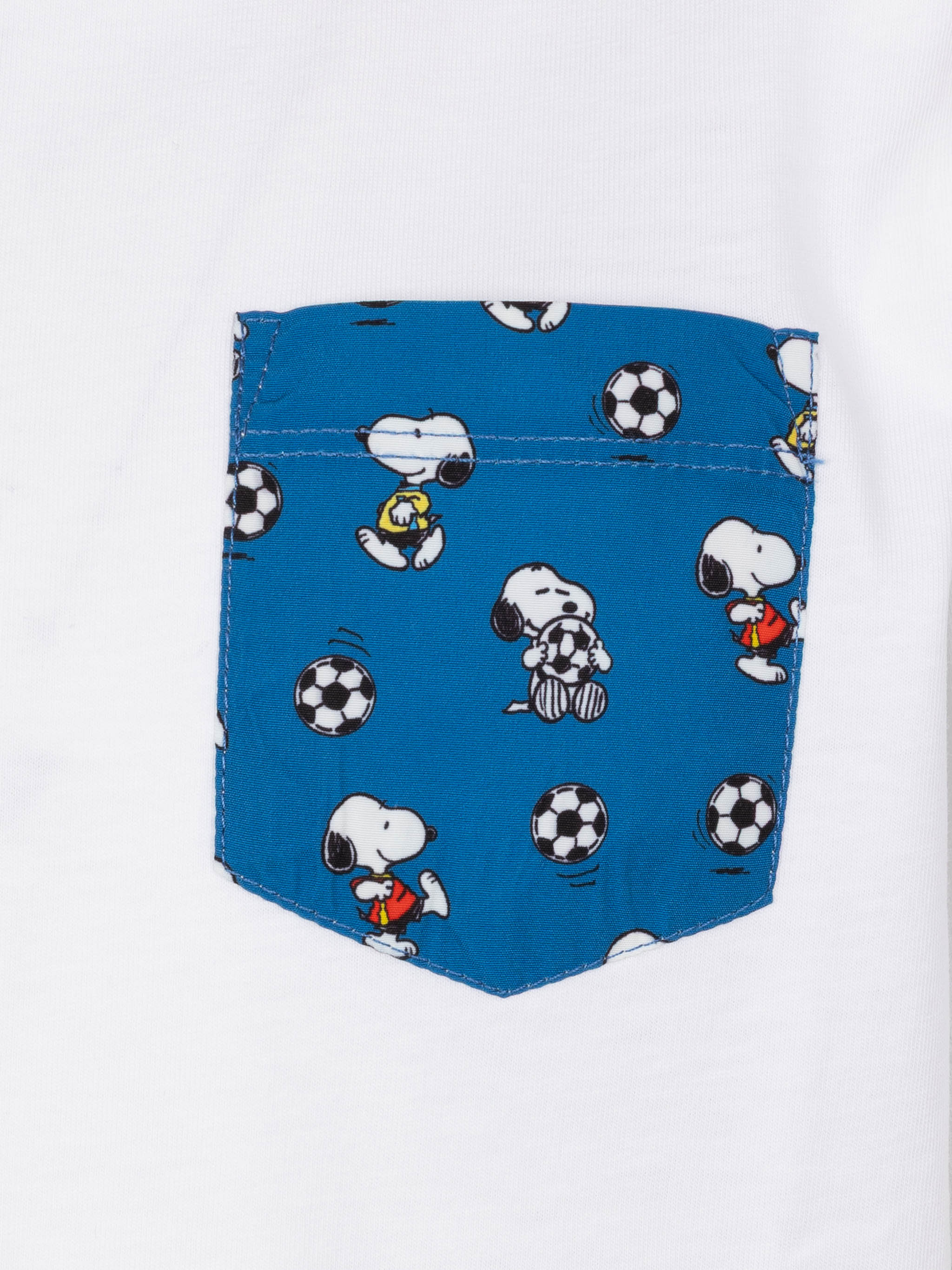 mc2-saint-barth-t-shirt-bambino-kea-cotone-bianca-snoopy-peanuts image 3