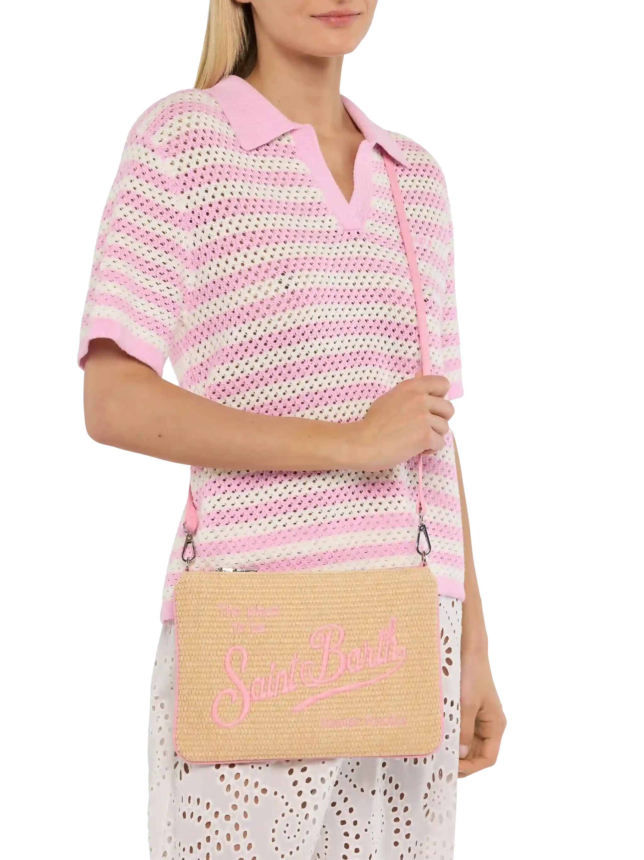 mc2-saint-barth-parisienne-pochette-paglia-beige-con-dettagli-rosa image 2