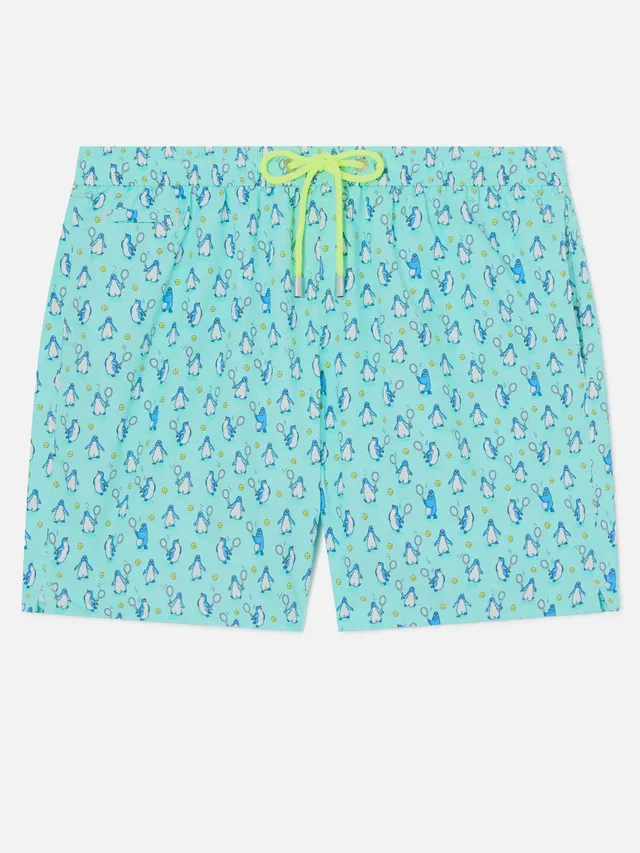 mc2-saint-barth-lighting-micro-costume-uomo-blu-pinguini-multicolor image 1