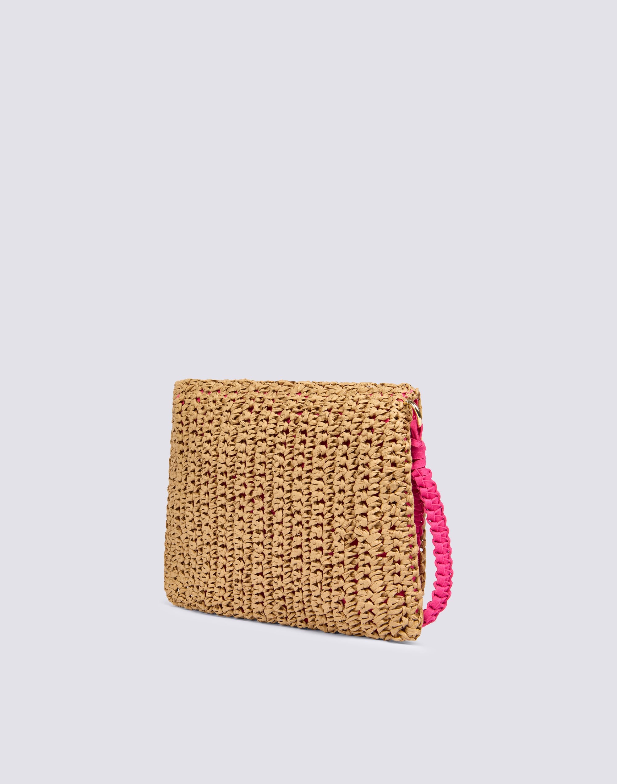 sundek-gabi-aw022abpa100-pochette-in-paper-straw-con-zip image 2