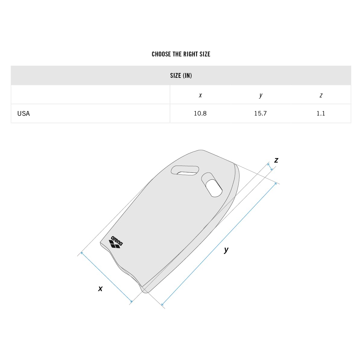 arena-kickboard-tavoletta-galleggiante-da-allenamento-nuoto-unisex-adulto image 3