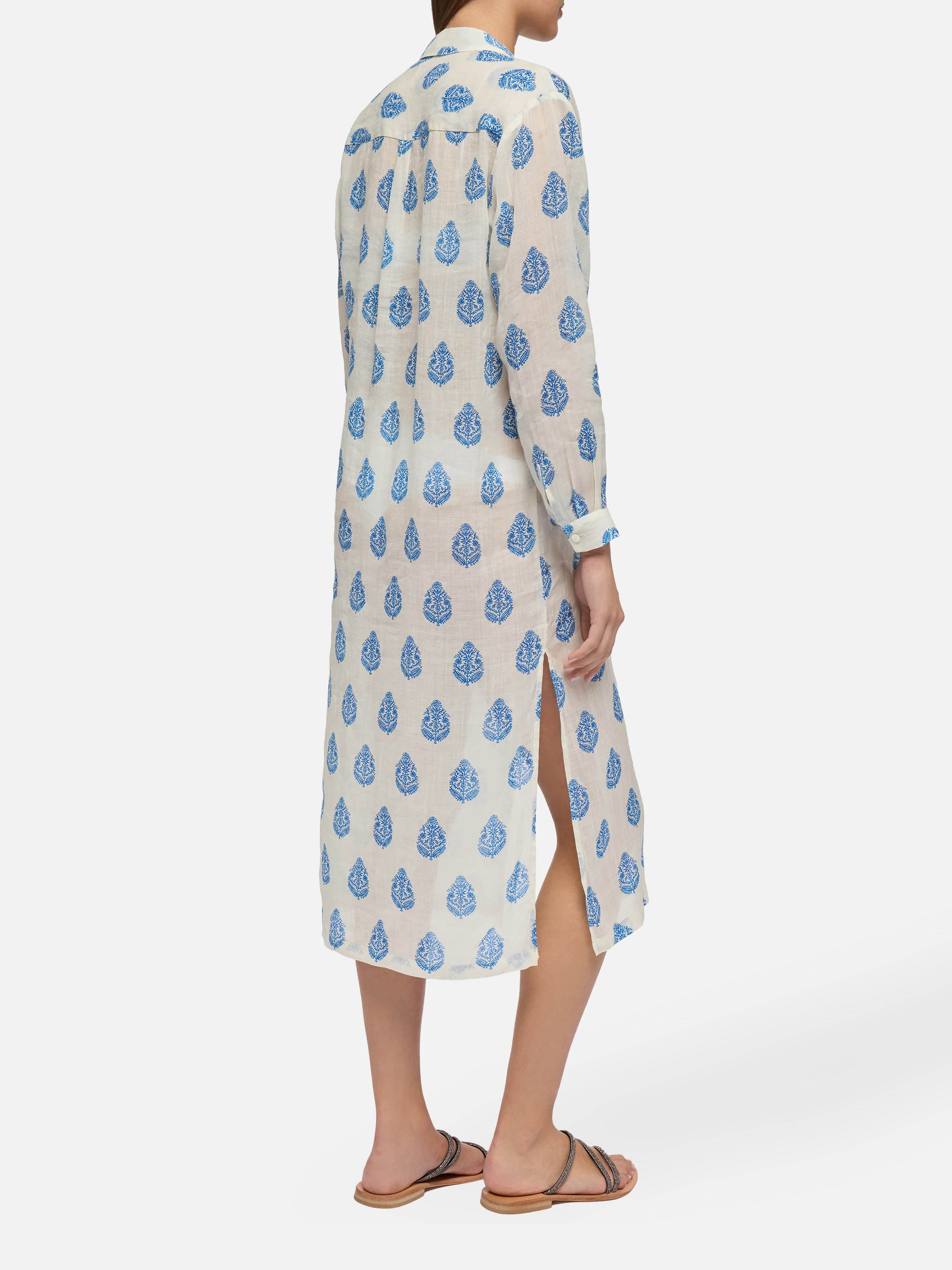 mc2-saint-barth-adeline-abito-maxi-camicia-donna-stampa-paisley image 3