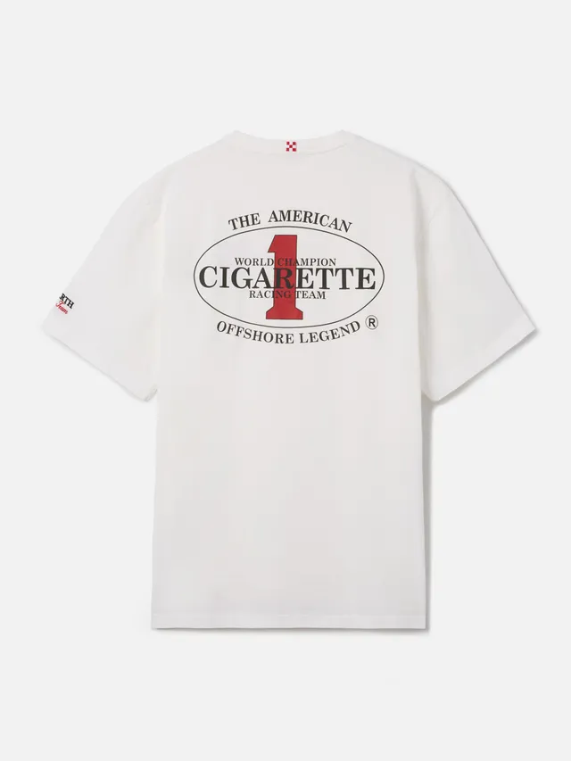 mc2-saint-barth-t-shirt-portland-panna-con-stampa-cigarette-racing-special-editi image 1