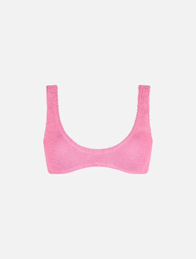 mc2-saint-barth-pamy-top-bikini-bralette-rosa-crinkle image 1