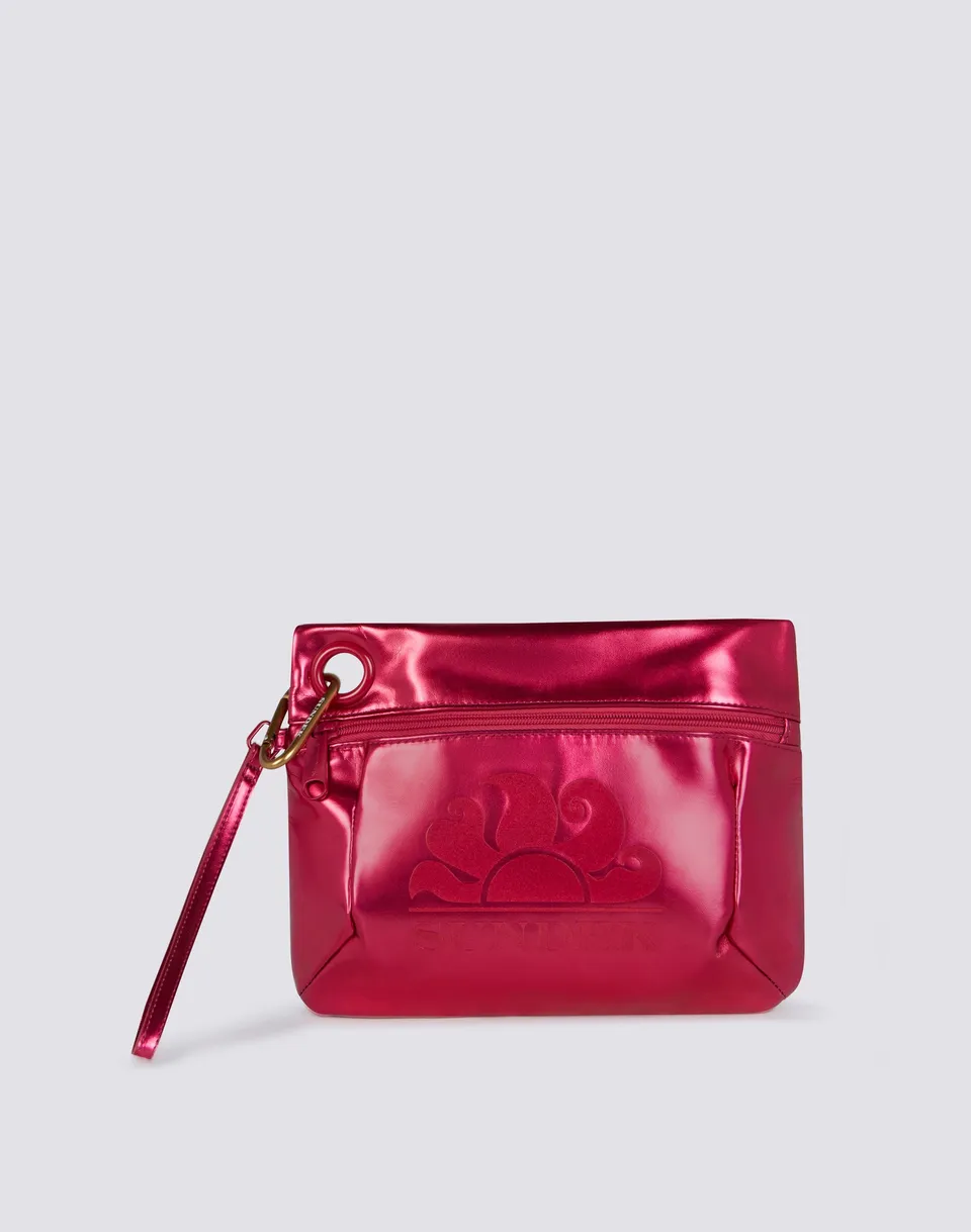 sundek-borsa-clutch-laminata-con-logo-mini-22x27-cm image 1