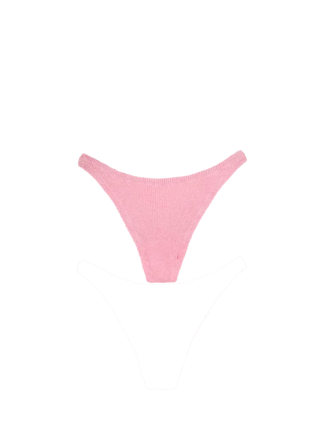 mc2-saint-barth-naomi-slip-mare-cheeky-in-tessuto-crinkle-rosa-tinta-unita image 1