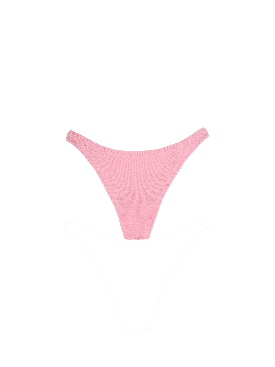 mc2-saint-barth-naomi-slip-mare-cheeky-in-tessuto-crinkle-rosa-tinta-unita image 1