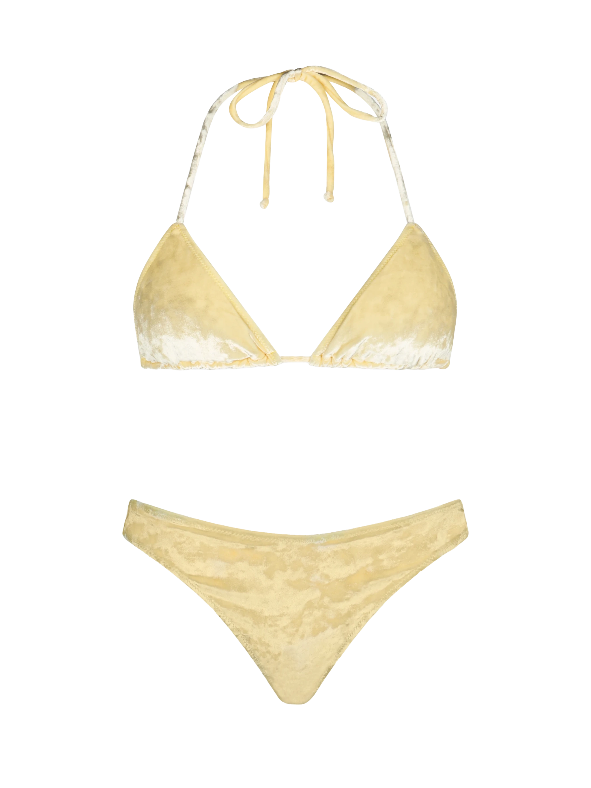 mc2-saint-barth-bikini-donna-leah-naomi-triangolo-in-ciniglia-giallo image 1