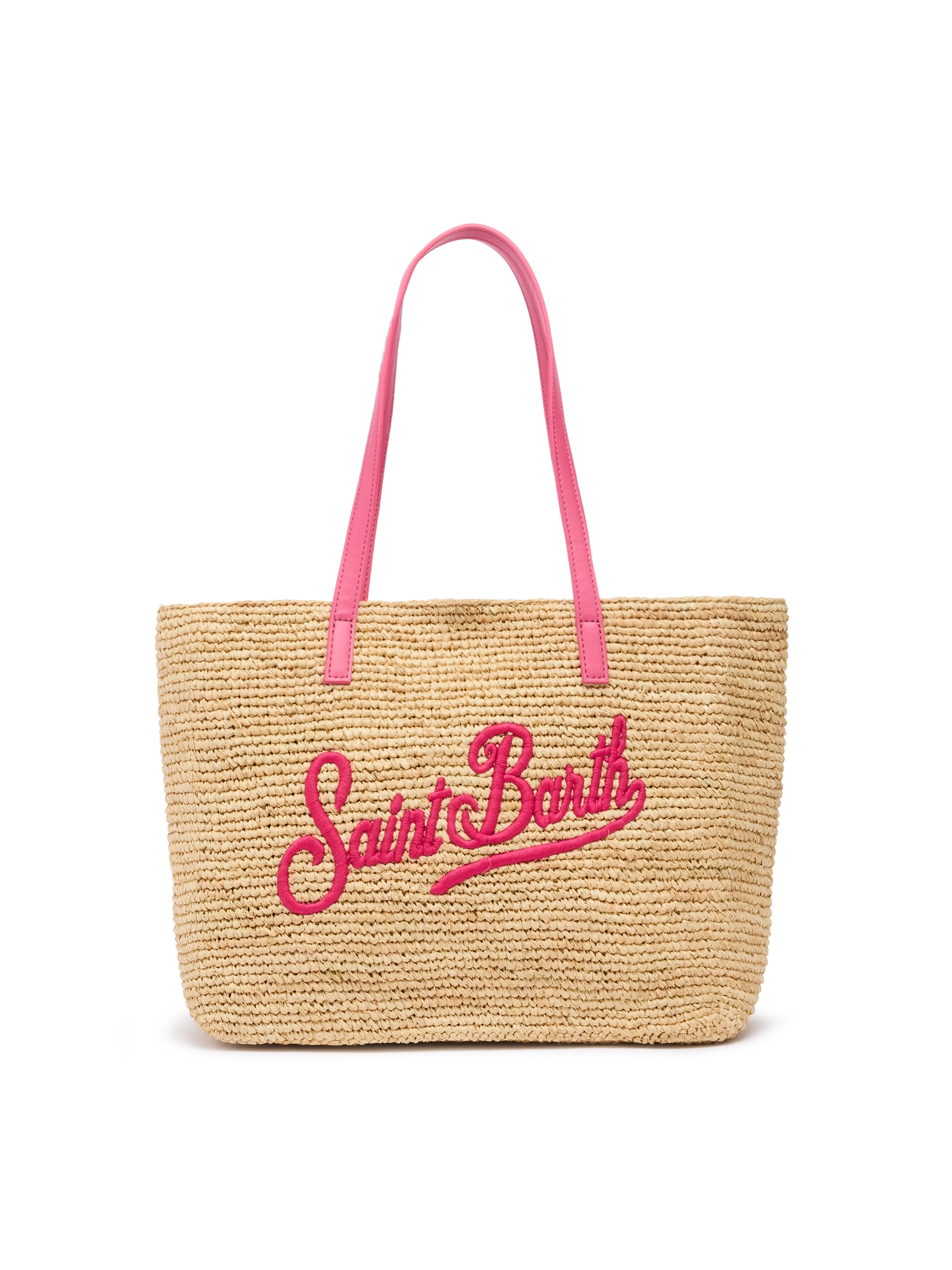 mc2-saint-barth-rafia-city-mid-bag-beige-con-logo-ricamato-26x23x14-cm image 1