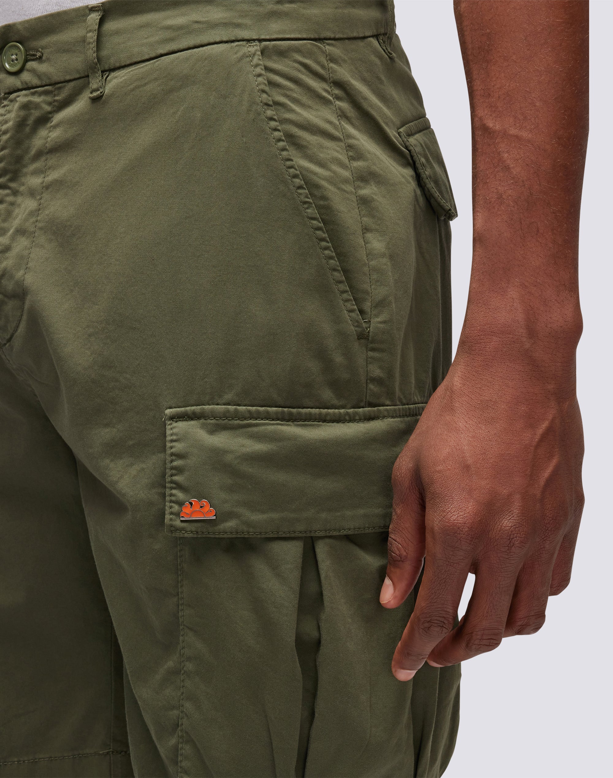 sundek-walkshort-uomo-in-twill-di-cotone-cargo image 4