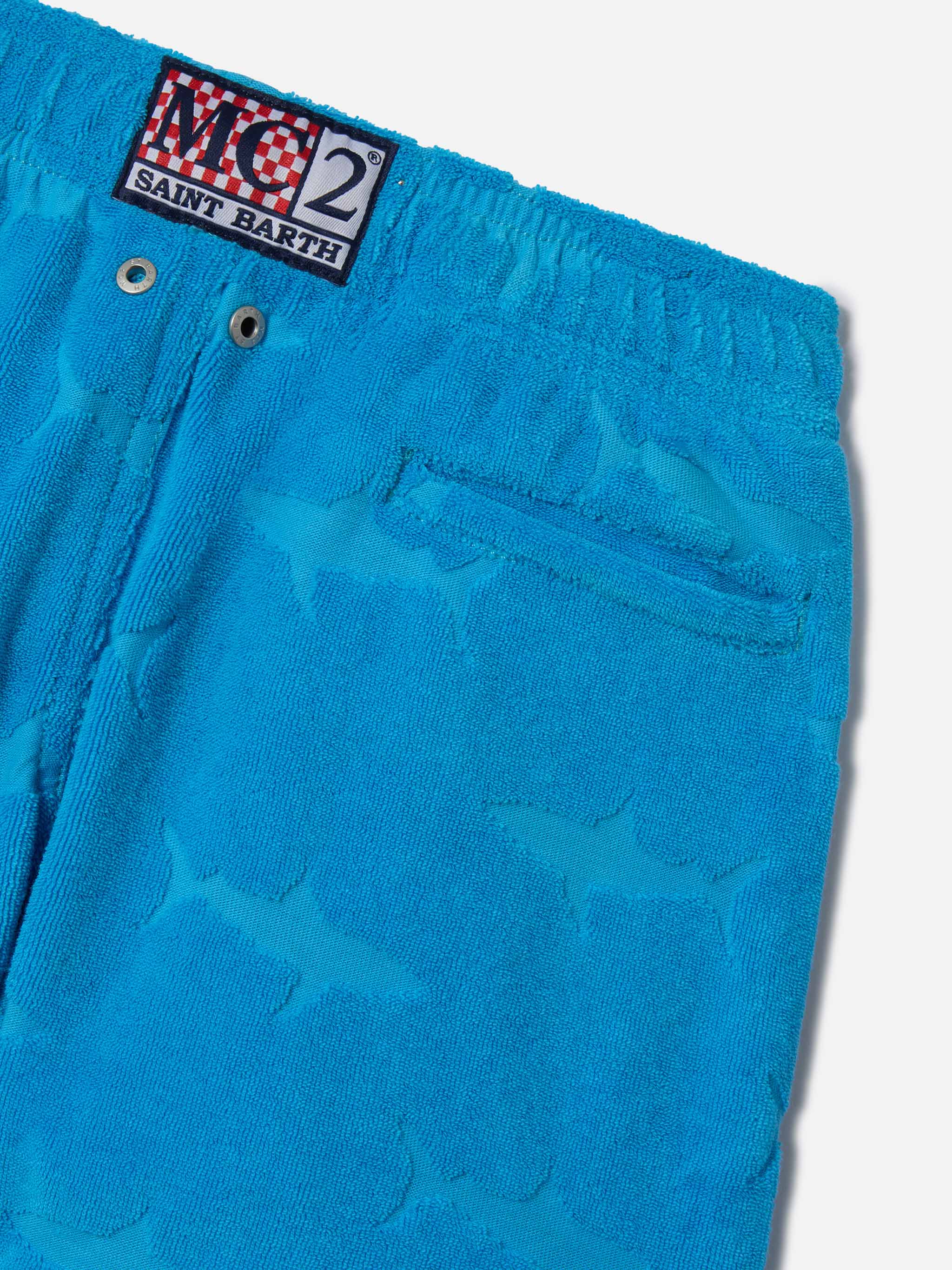 mc2-saint-barth-costume-jean-bambino-bluette-in-spugna-con-squali-goffrati image 3