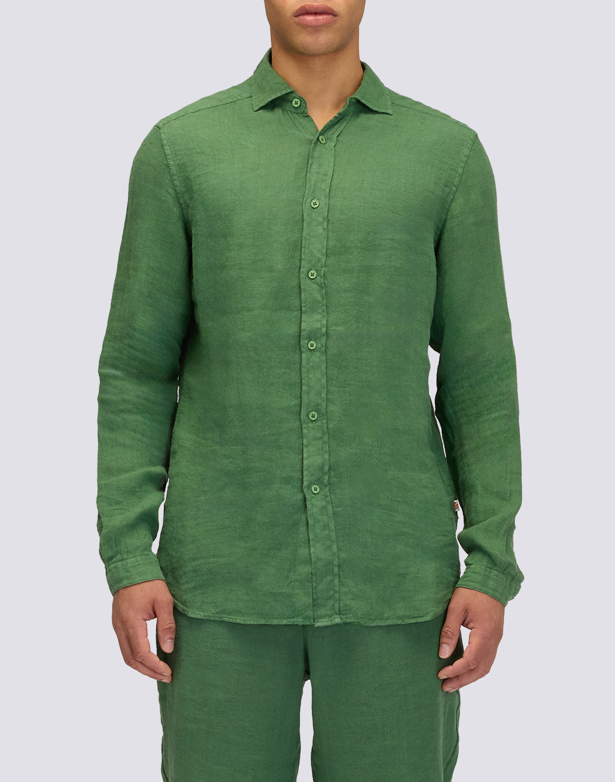 sundek-camicia-uomo-in-lino-collo-classico image 1