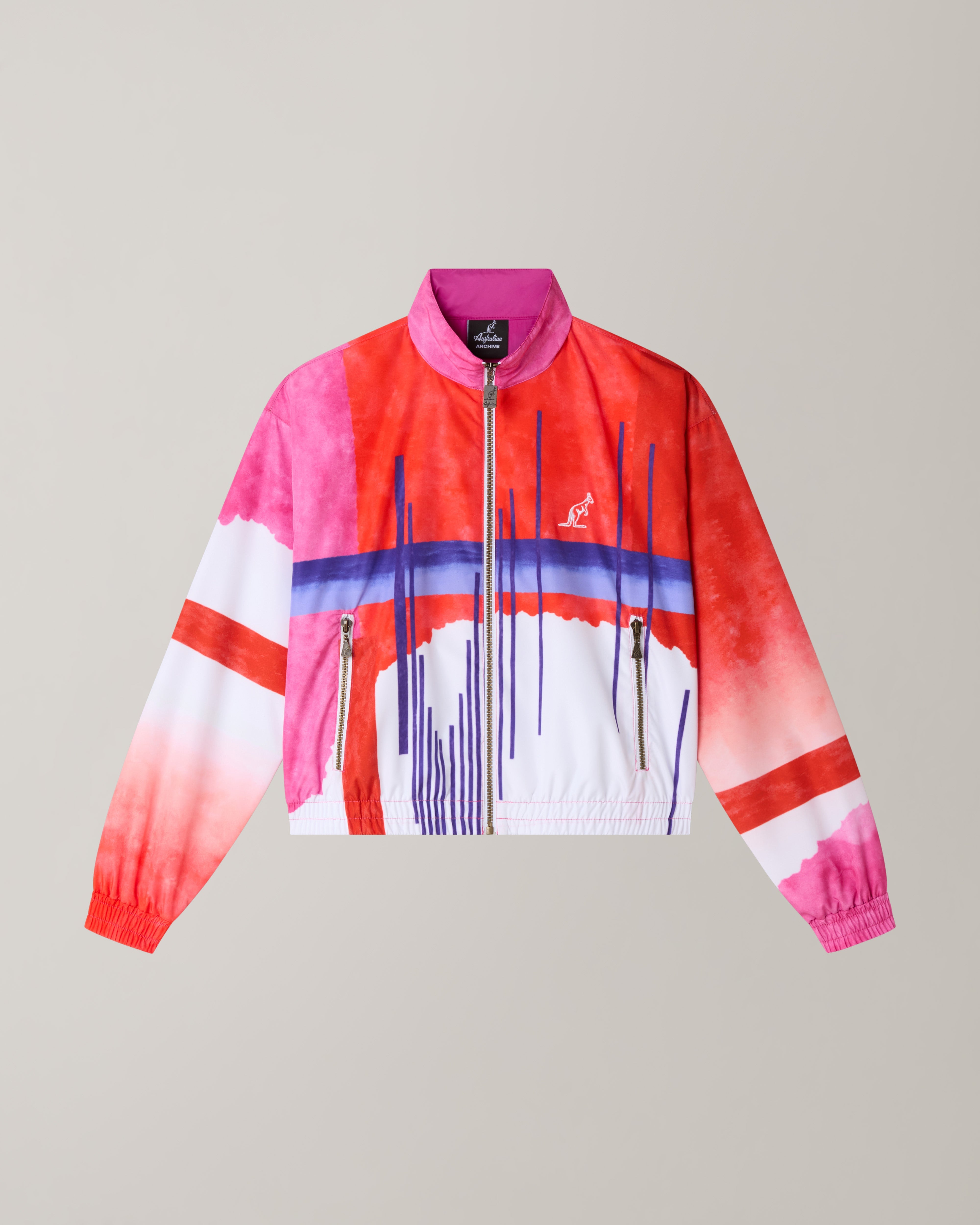 australian-goran-cropped-track-jacket-superleggera-bright-red image 6