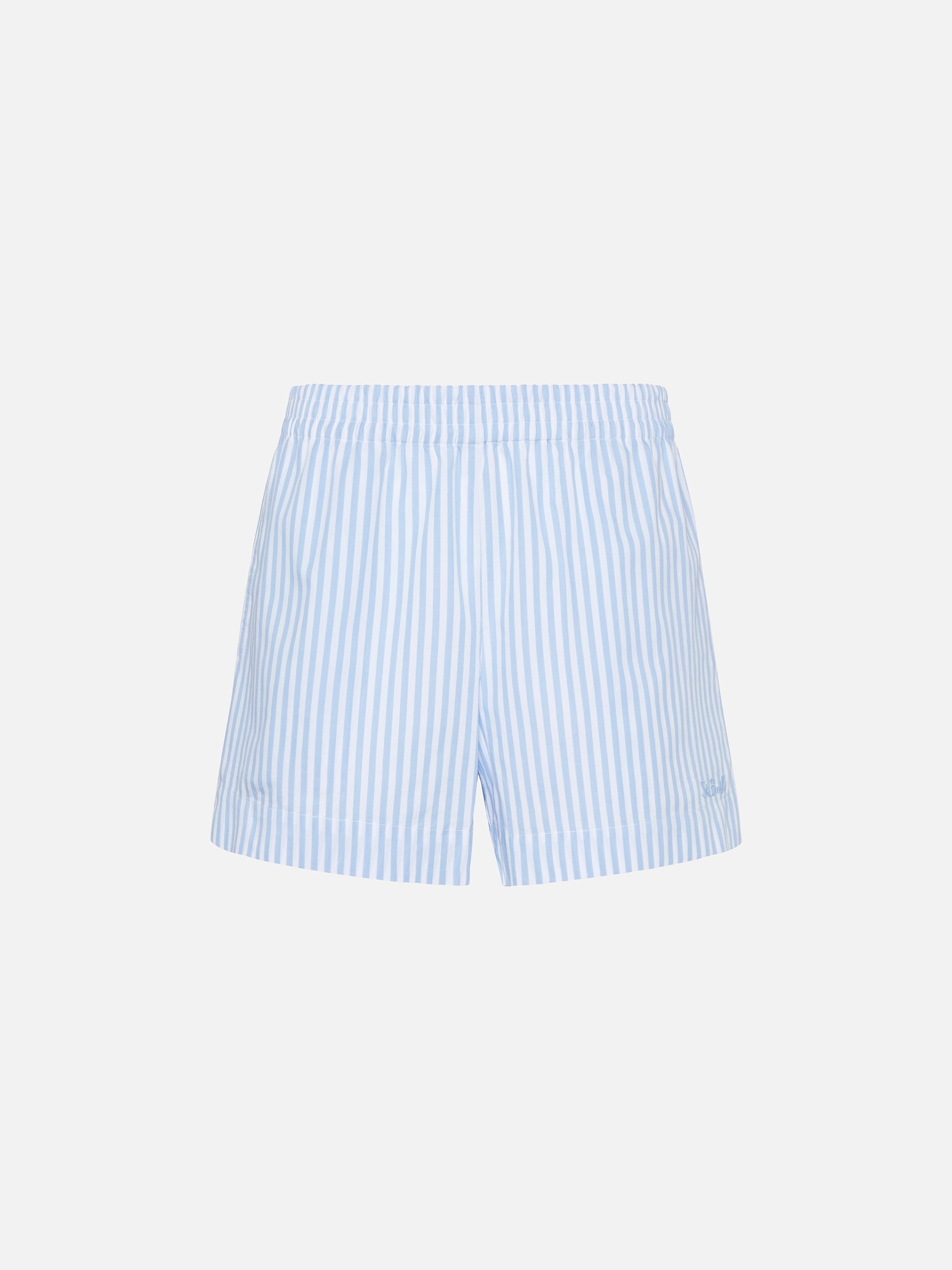 mc2-saint-barth-meave-shorts-pull-up-in-popeline-di-cotone-con-stampa-a-righe image 5