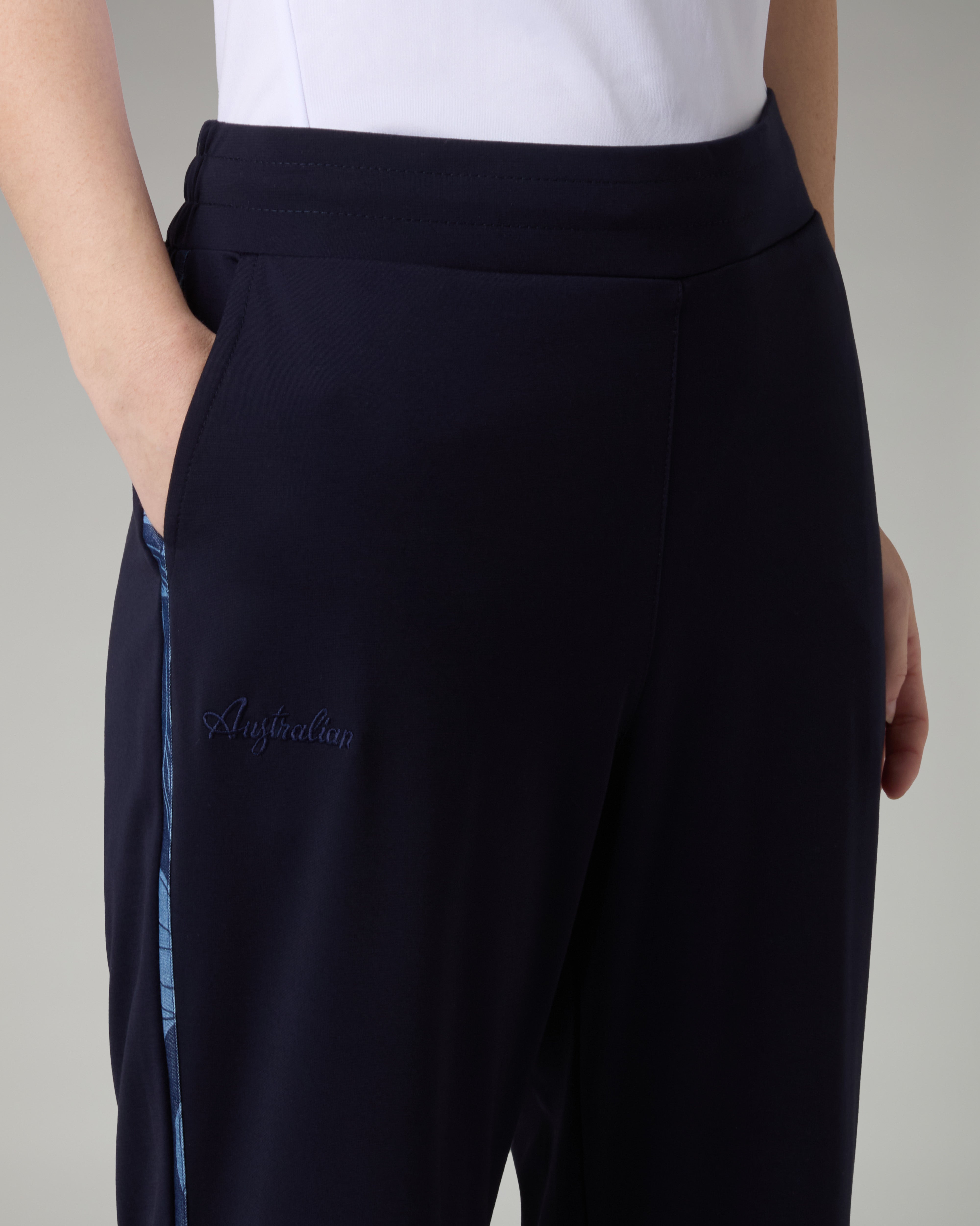 australian-flow-chambray-tracksuit-eclipse-blue-tuta-interlock-uomo image 6