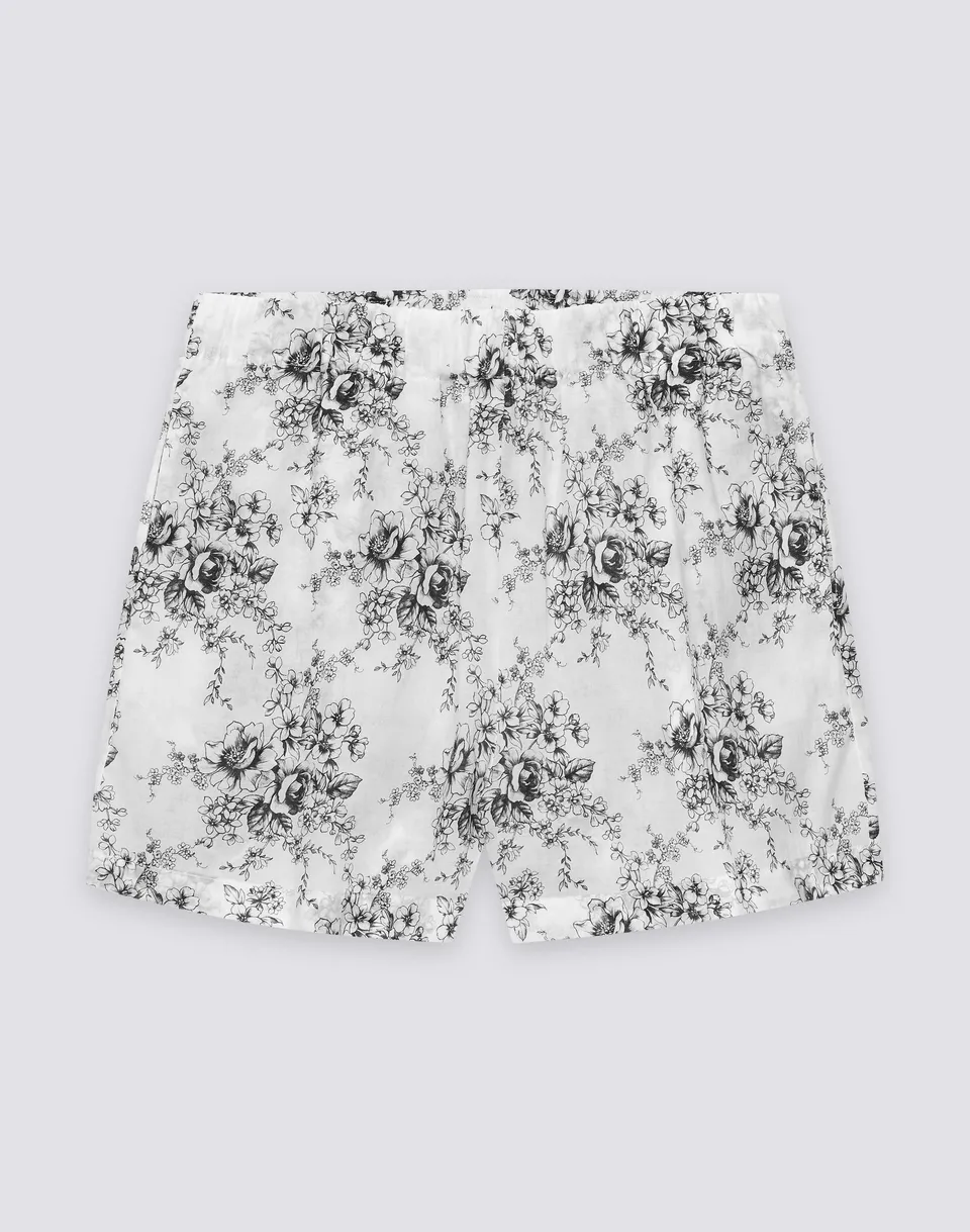 sundek-shorts-donna-vita-elasticata-rose-de-joie-in-voile-di-cotone image 1