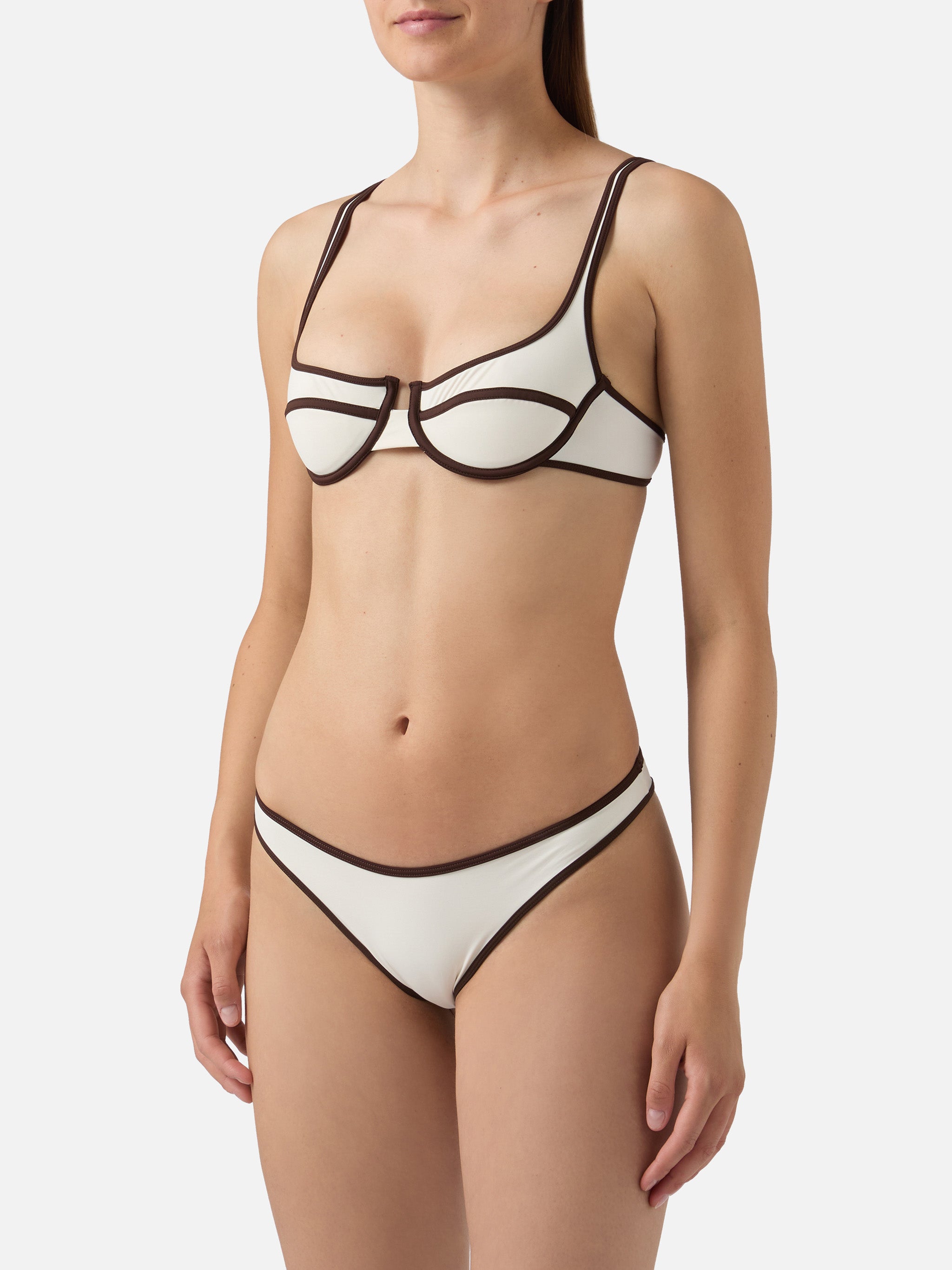 mc2-saint-barth-bikini-amira-string-naomi-string-panna-con-profili-marroni image 2