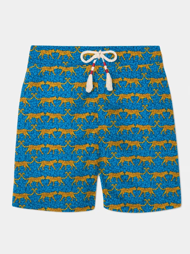 mc2-saint-barth-lighting-costume-mare-uomo-wild-cat-blu-lunghezza-media image 1