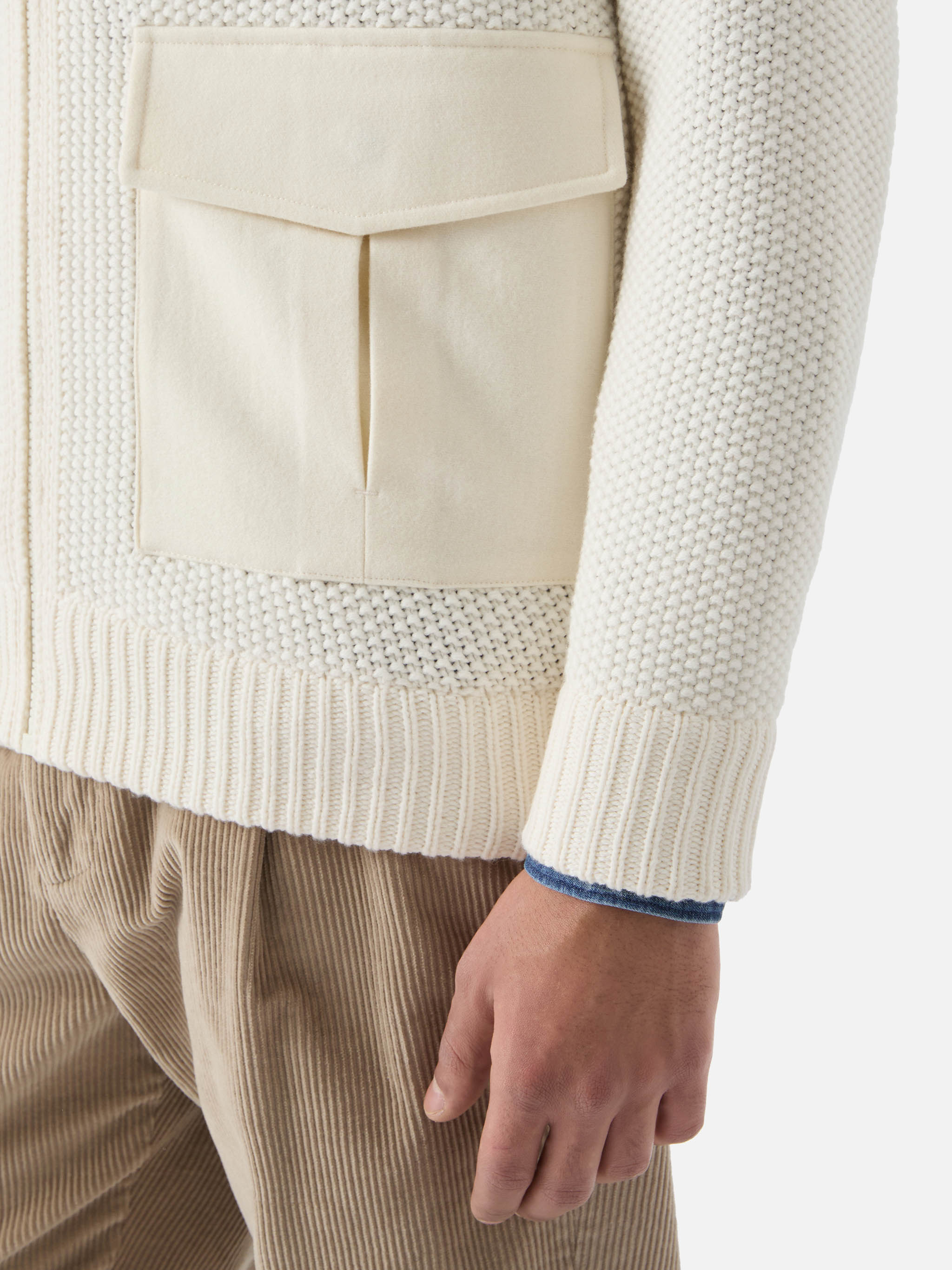 mc2-saint-barth-bomber-anermatt-uomo-bianco-in-maglia-di-lana-e-cashmere-con-tas image 4